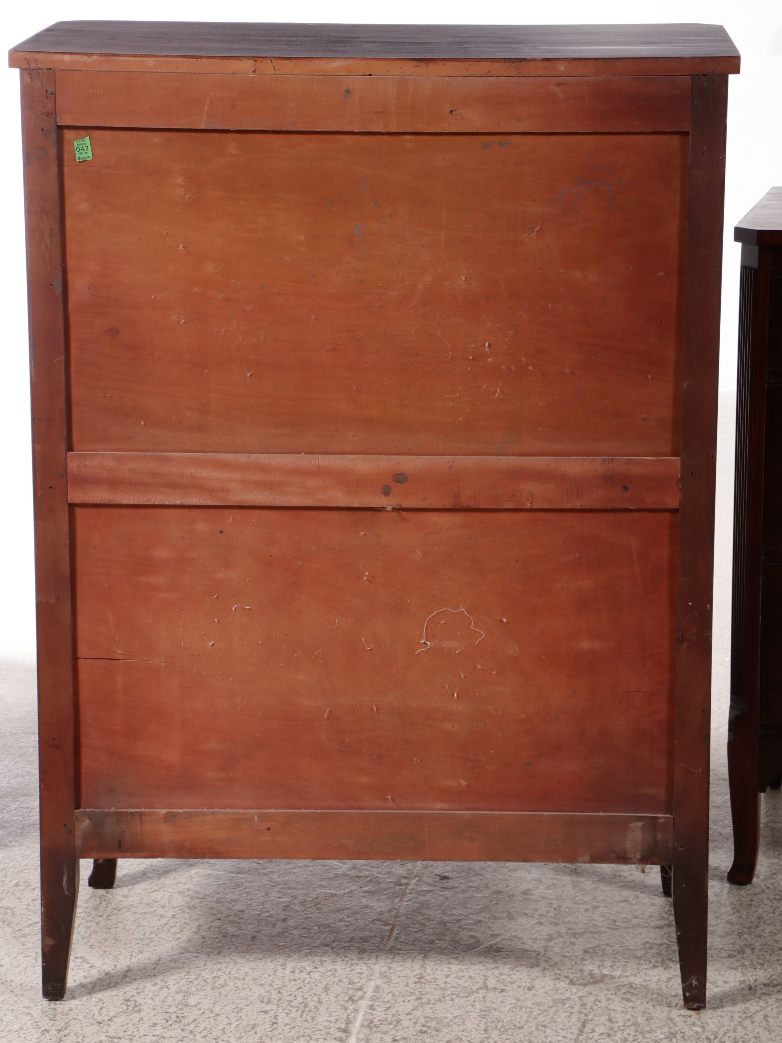 Hepplewhite Style Mahogany Chests of Drawers with Nightstand