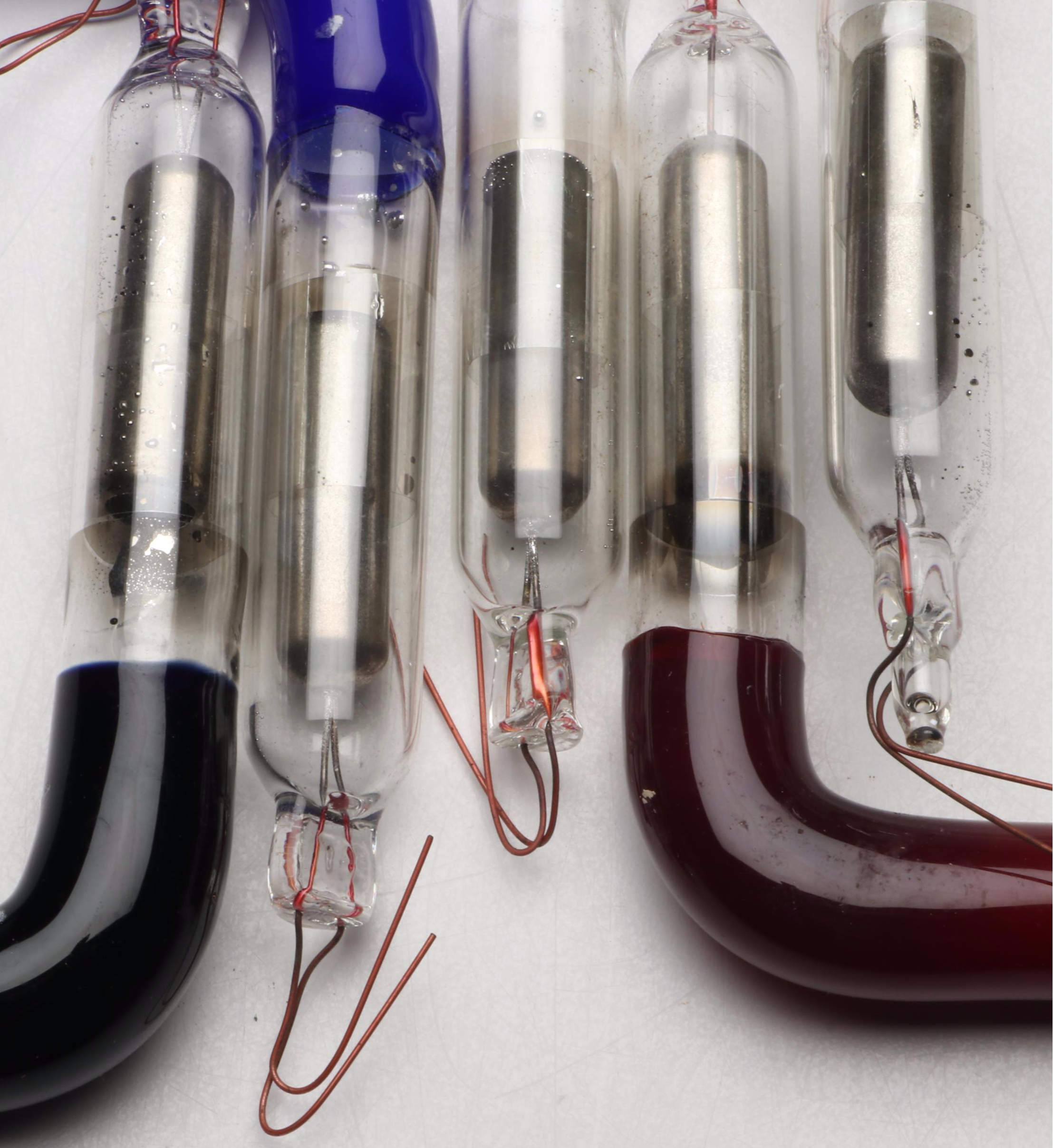 Multicolor Bent Glass Neon Tubes