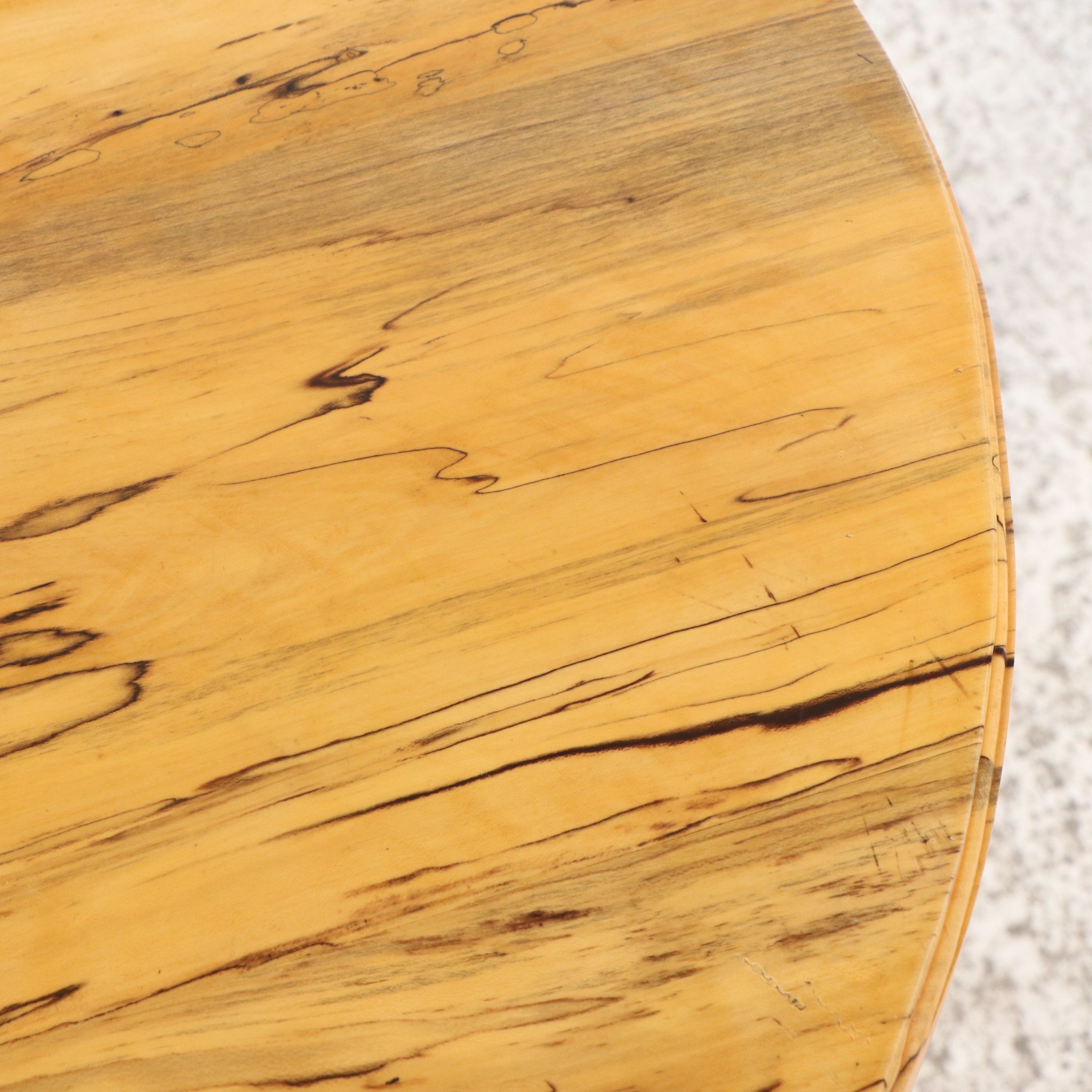 Artisan Handcrafted Spalted Wood Accent Tables