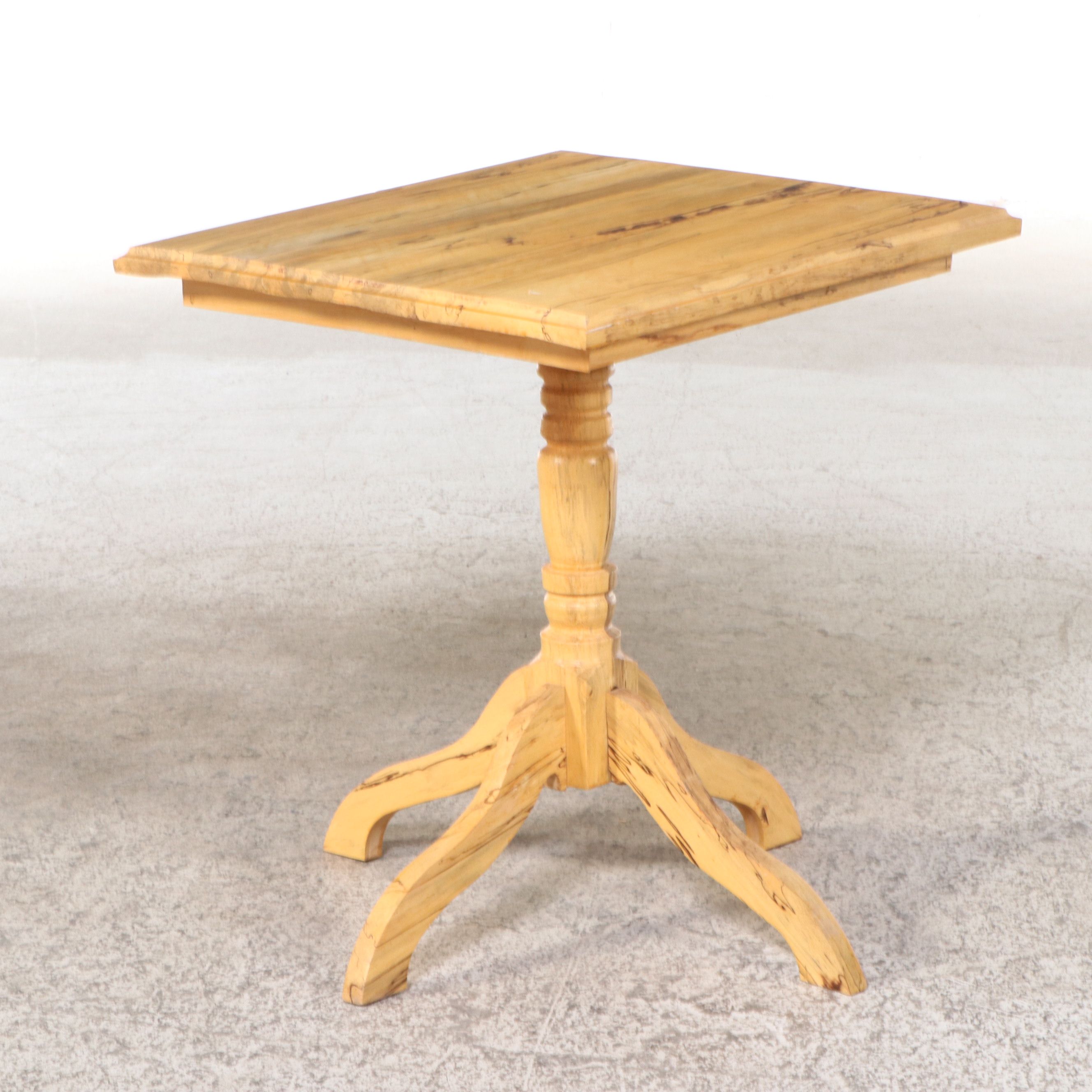 Artisan Handcrafted Spalted Wood Accent Tables