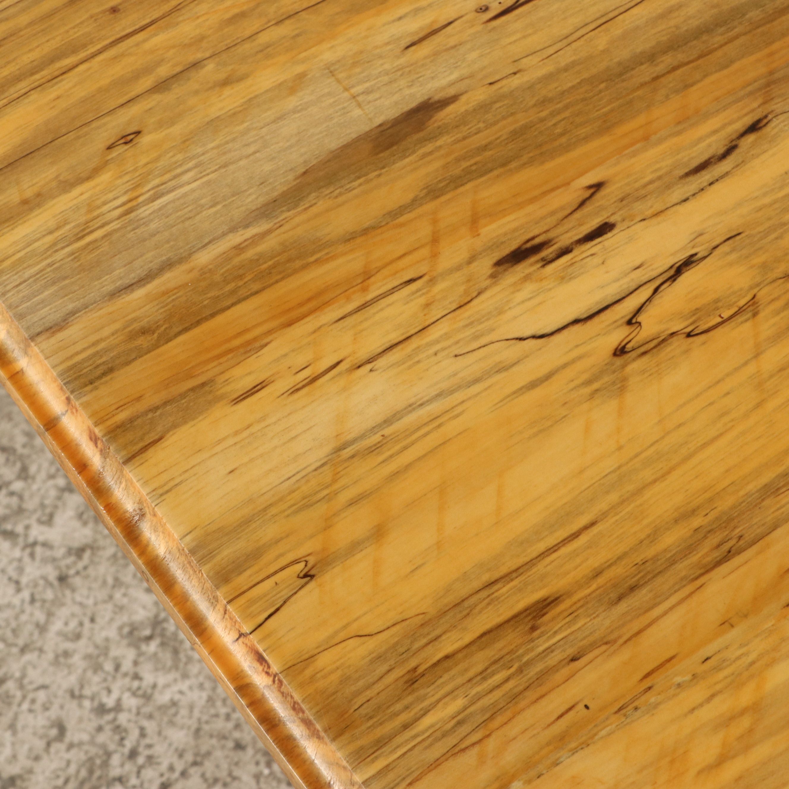 Artisan Handcrafted Spalted Wood Accent Tables