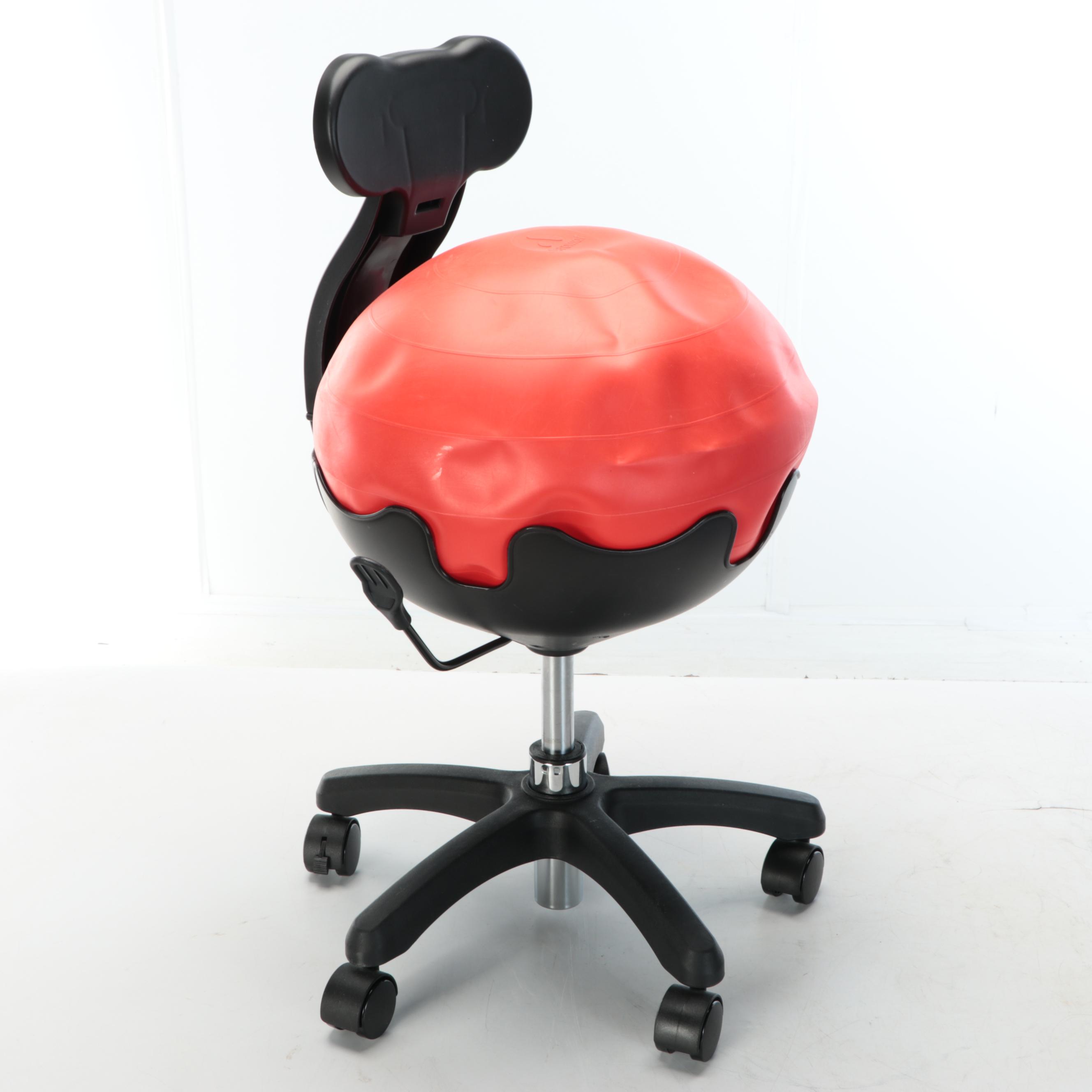 Aeromat Ball Office Chair with Gaiam Exercise Ball