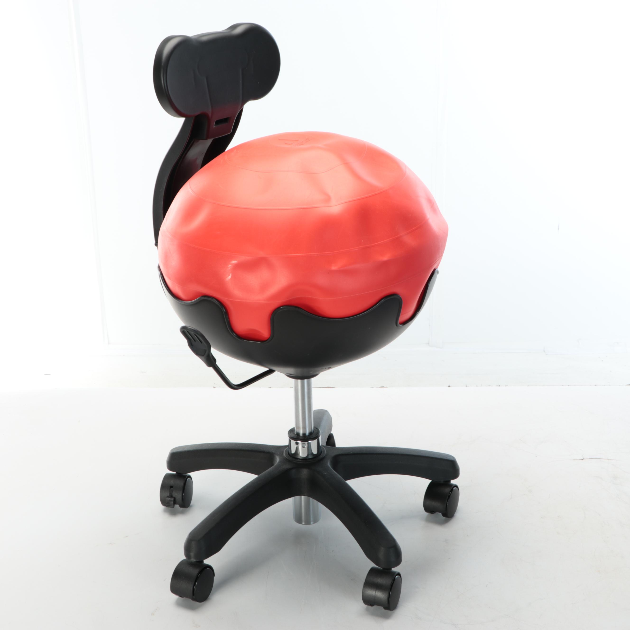Aeromat Ball Office Chair with Gaiam Exercise Ball