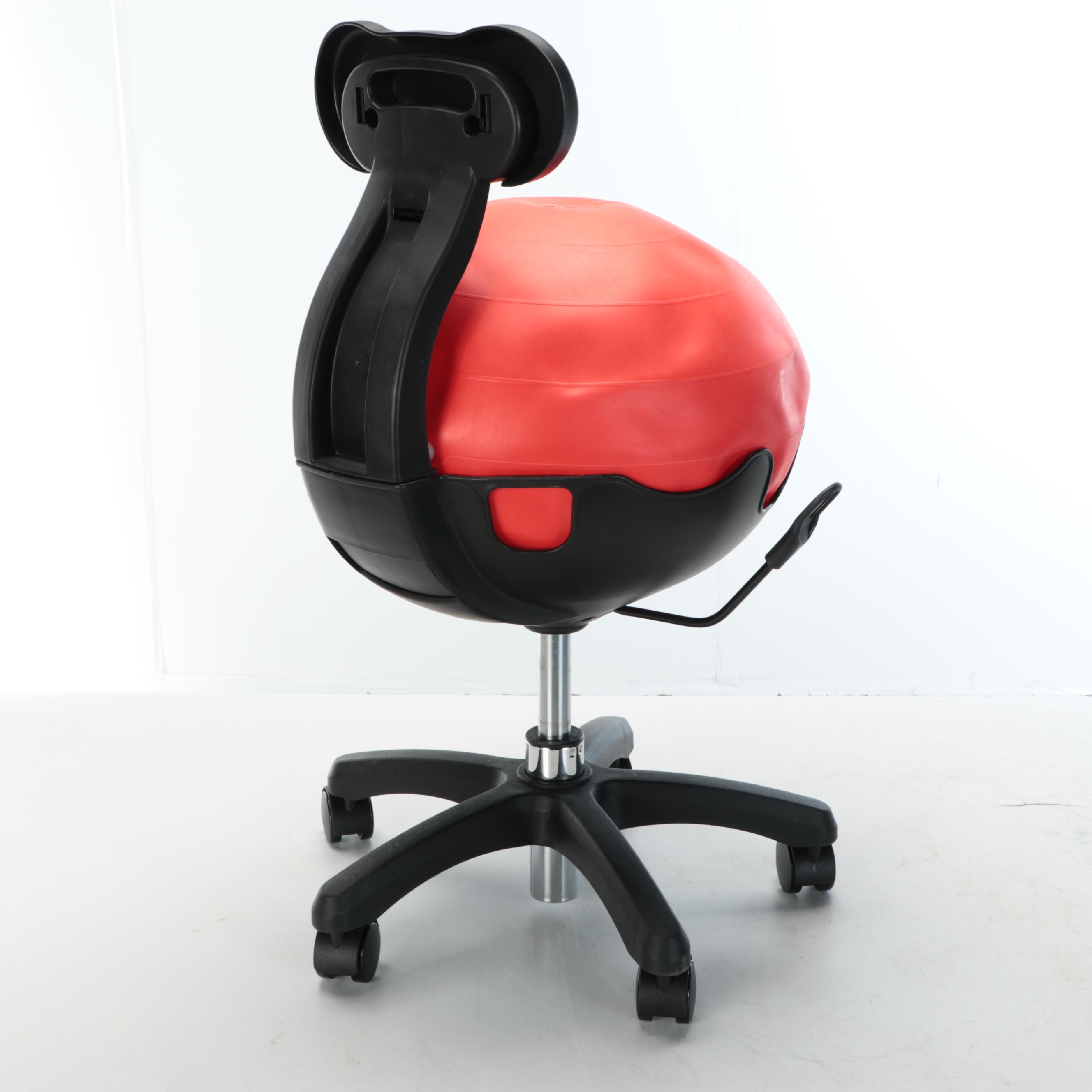 Aeromat Ball Office Chair with Gaiam Exercise Ball