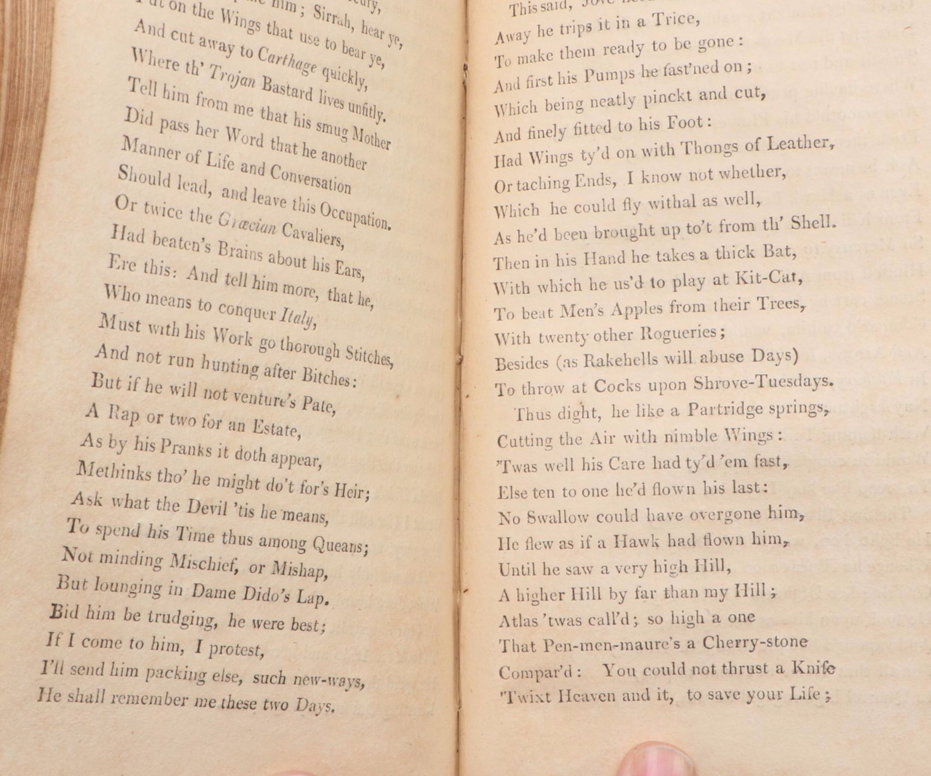 Fourteenth Edition "Virgil Travestie" by Charles Cotton, 1807