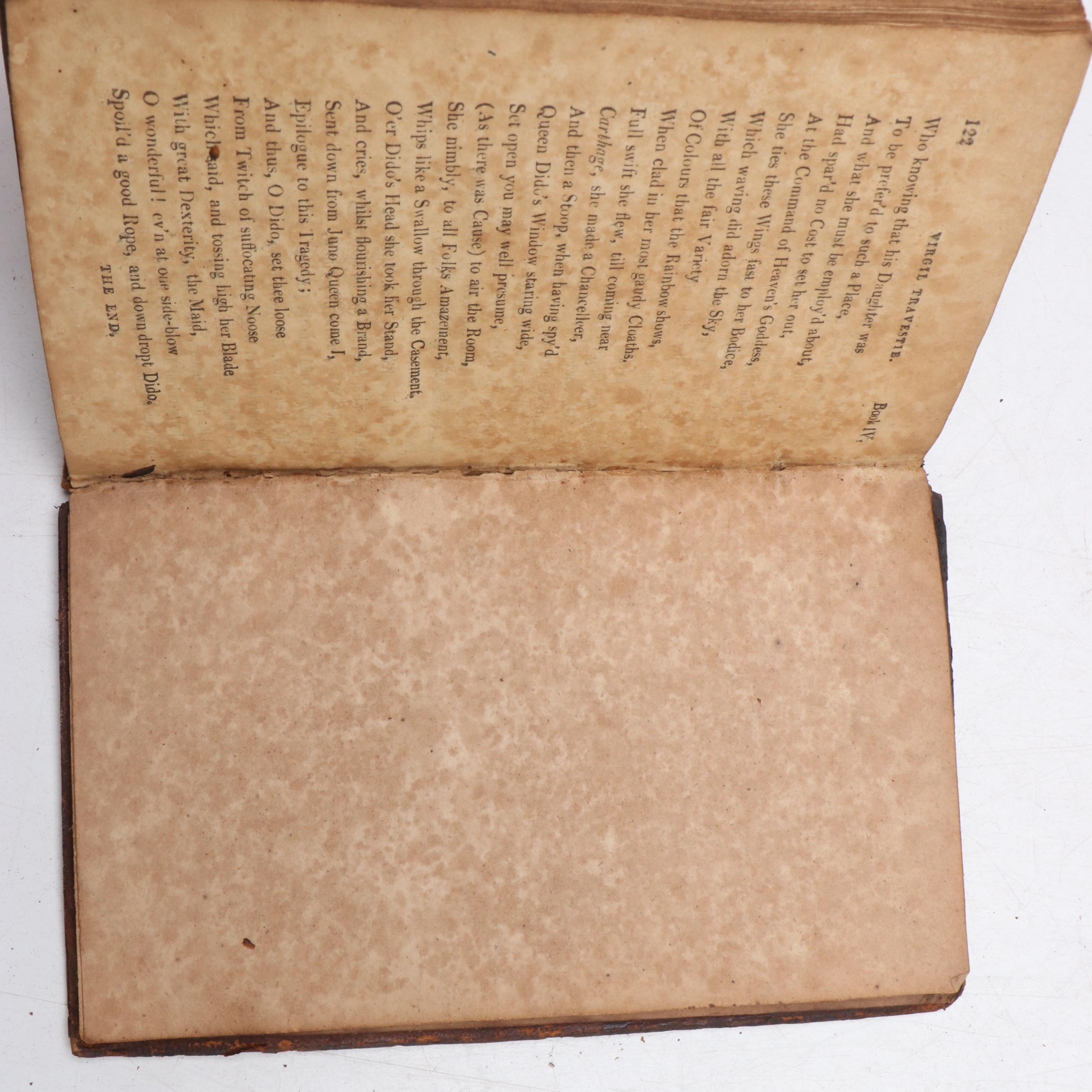 Fourteenth Edition "Virgil Travestie" by Charles Cotton, 1807