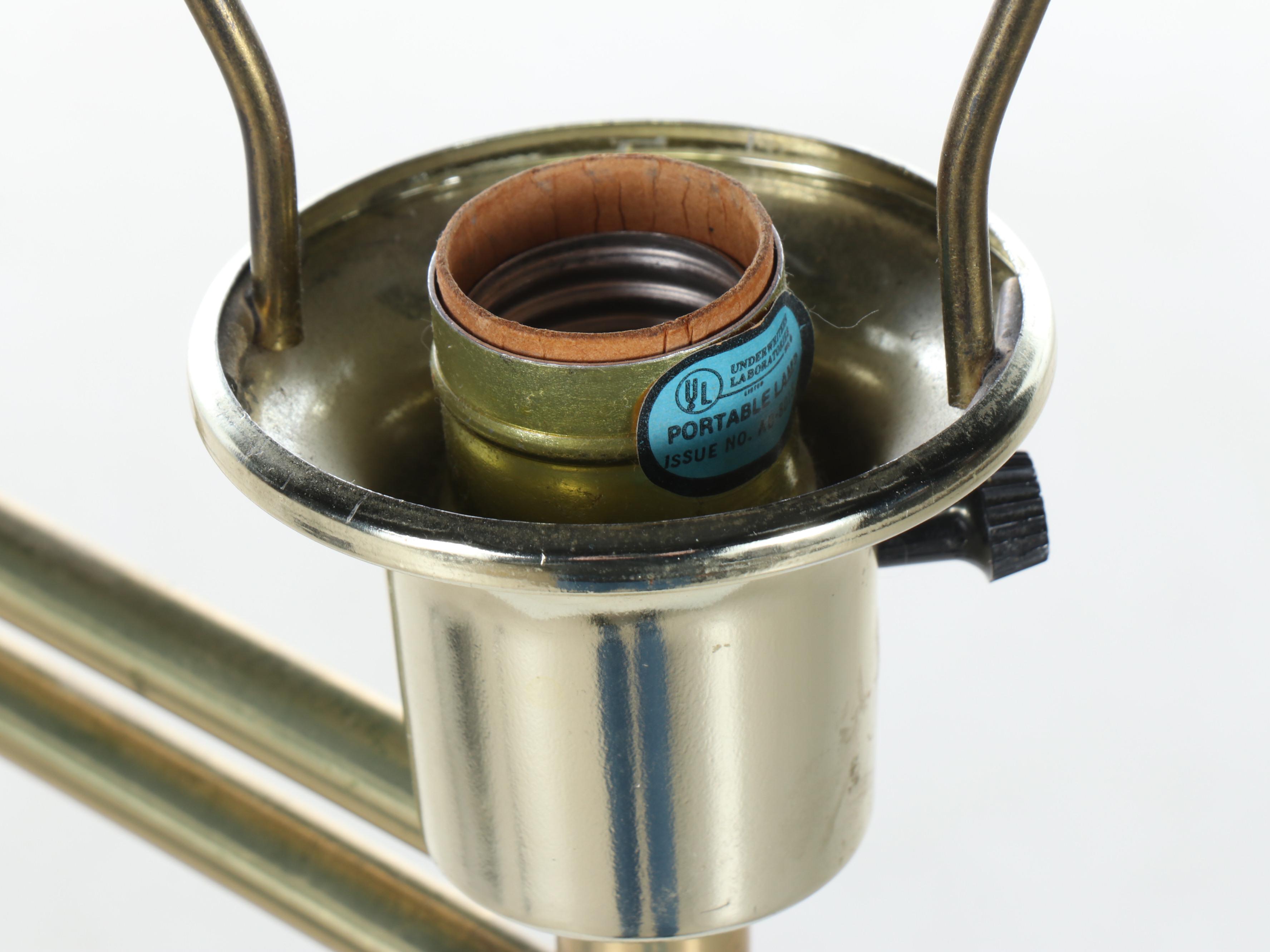 Adjustable Brass Floor Lamp