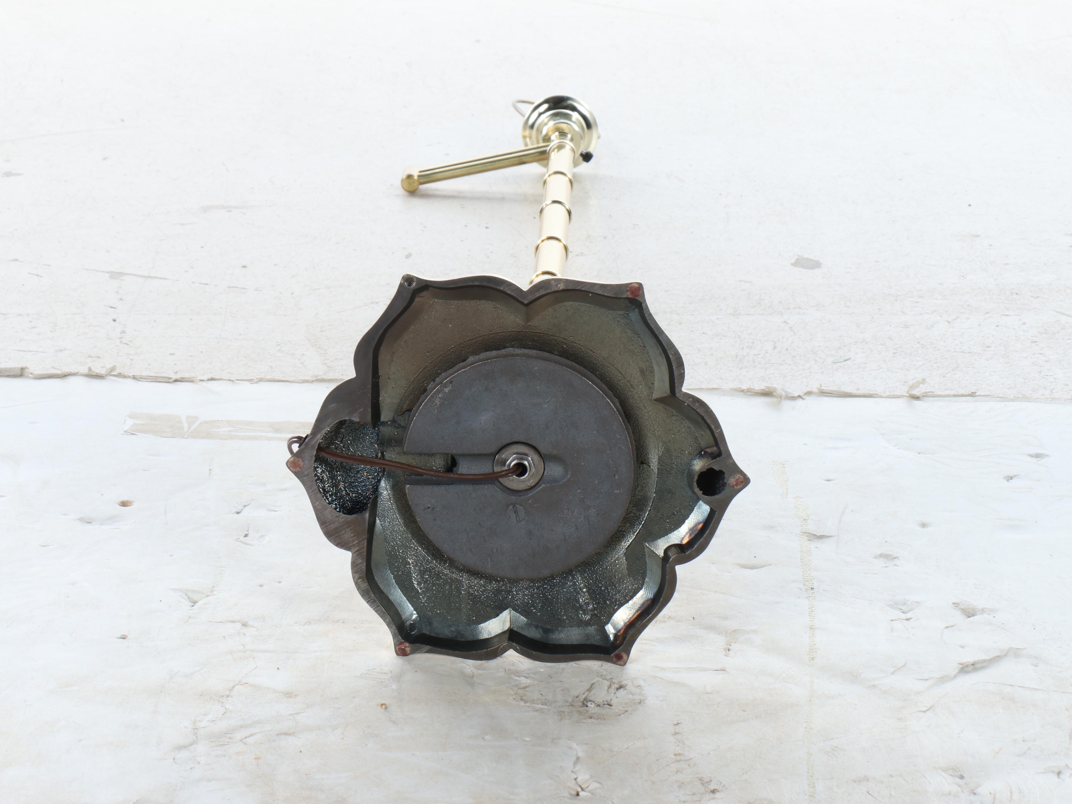 Adjustable Brass Floor Lamp