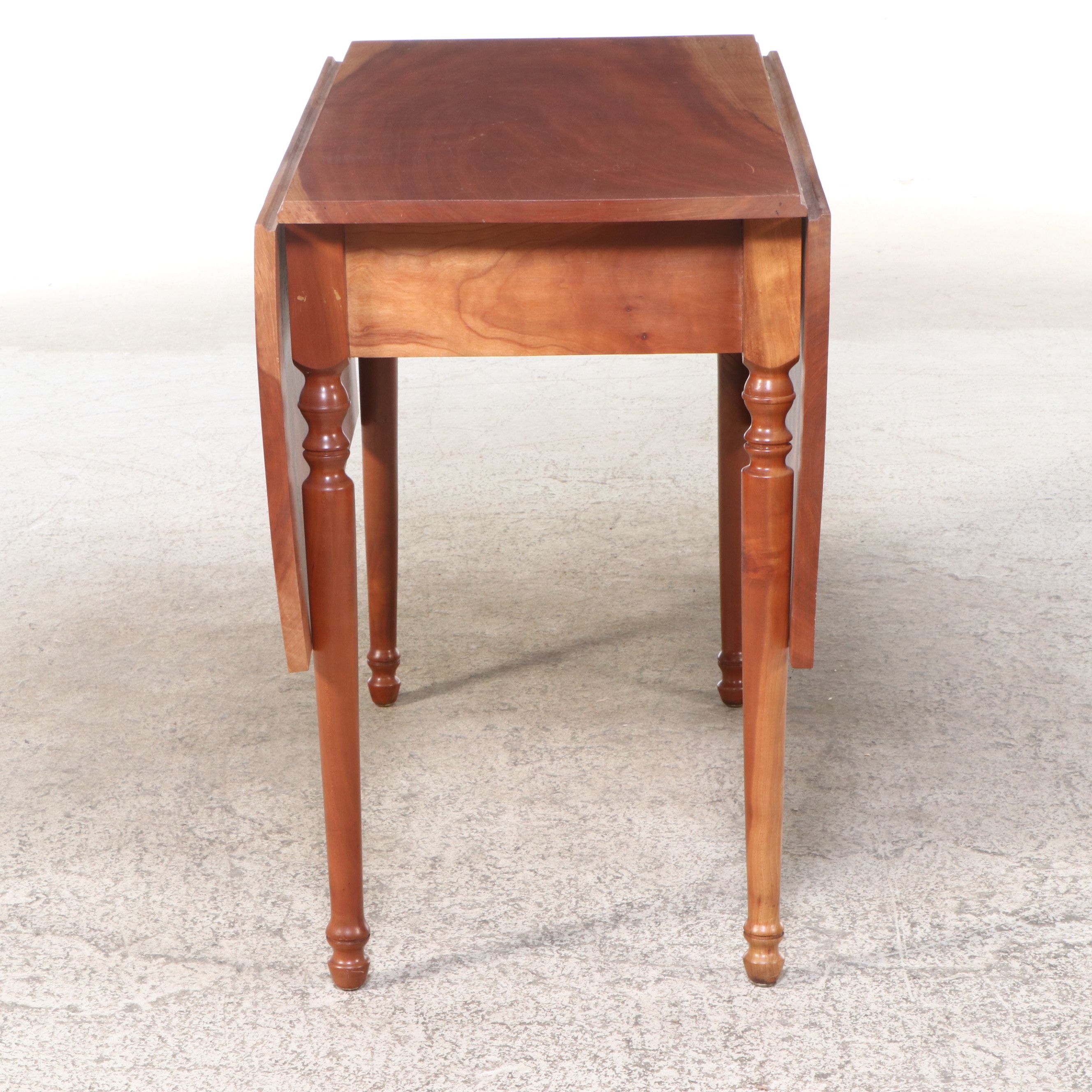 Sheraton Style Drop-Leaf Cherry Pembroke Table