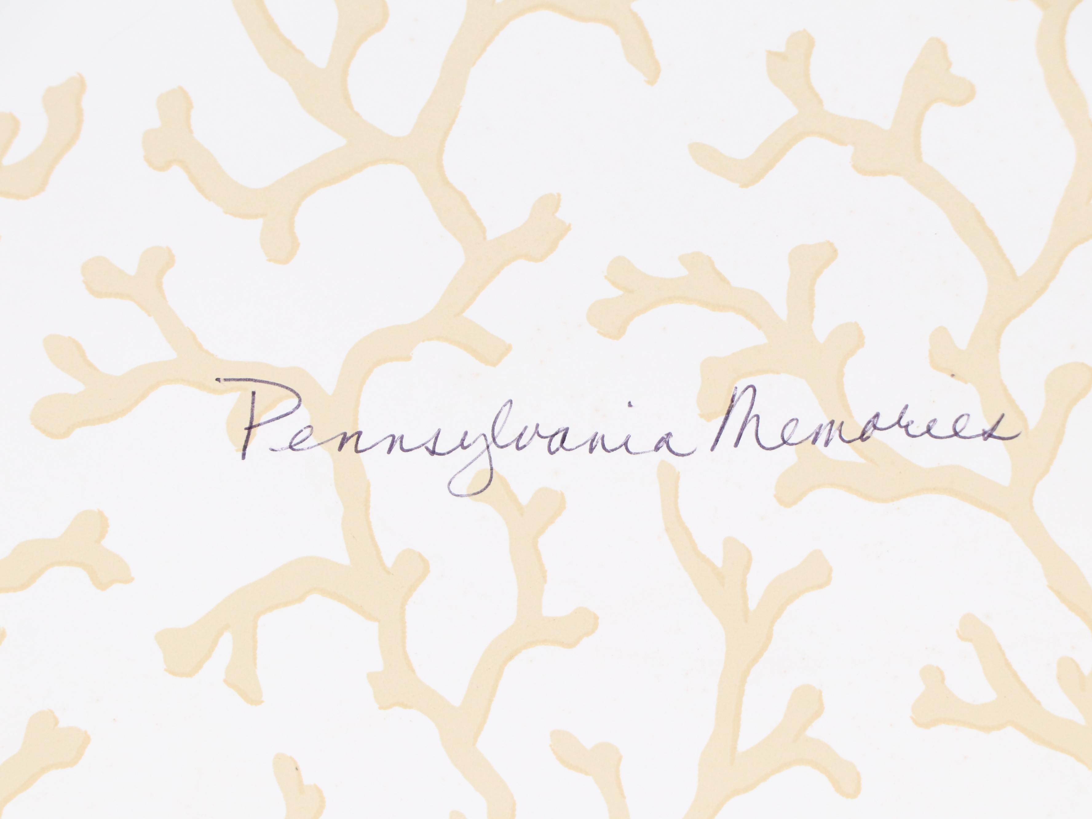 Marie-Helen L. Grabman Scherenschnitte "Pennsylvania Memories," 21st Century