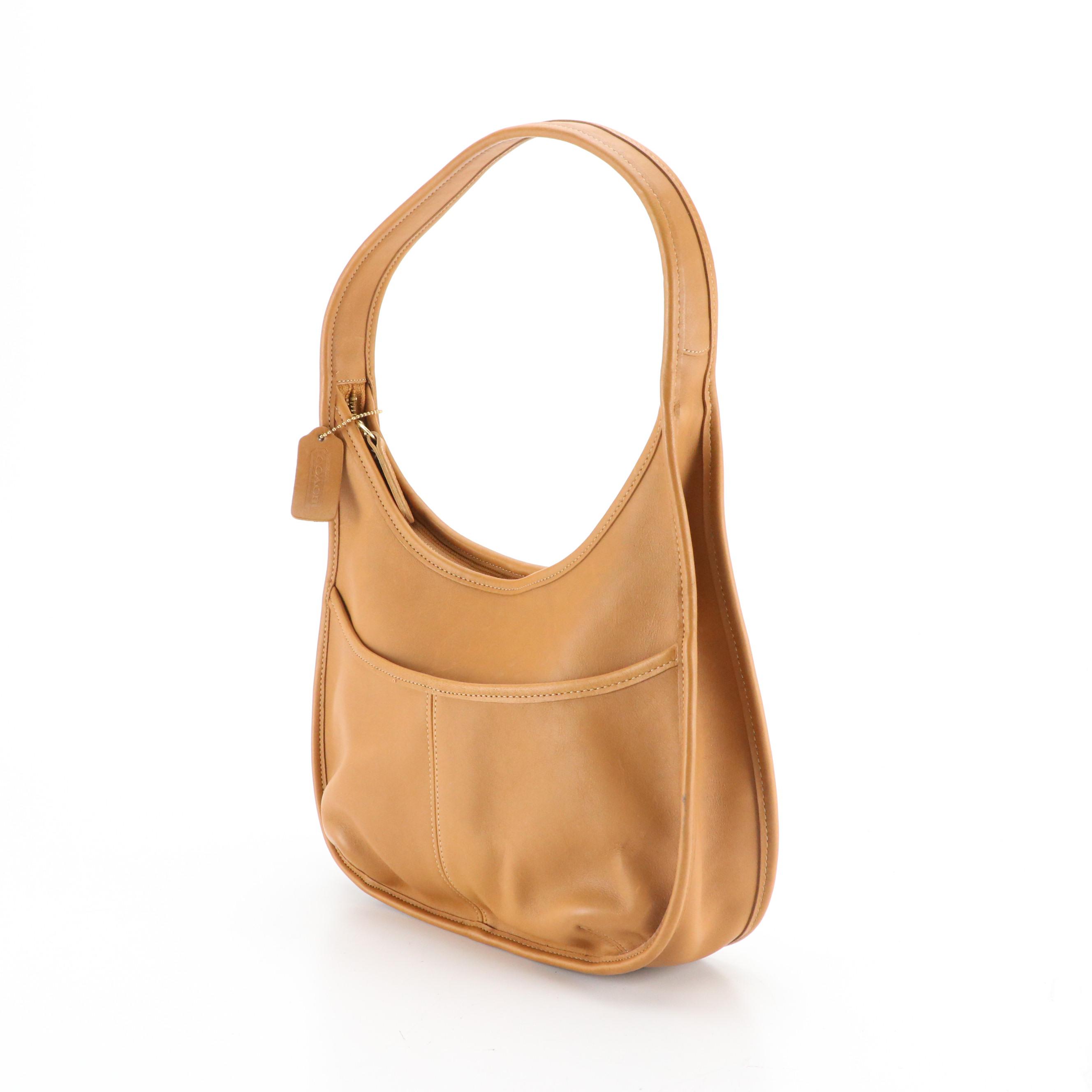 Coach Ergo Shoulder Bag in Caramel Brown Leather