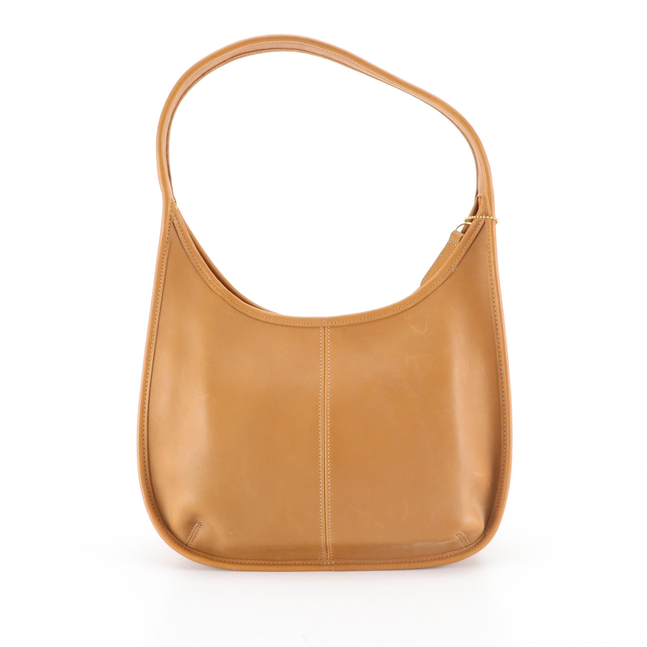 Coach Ergo Shoulder Bag in Caramel Brown Leather