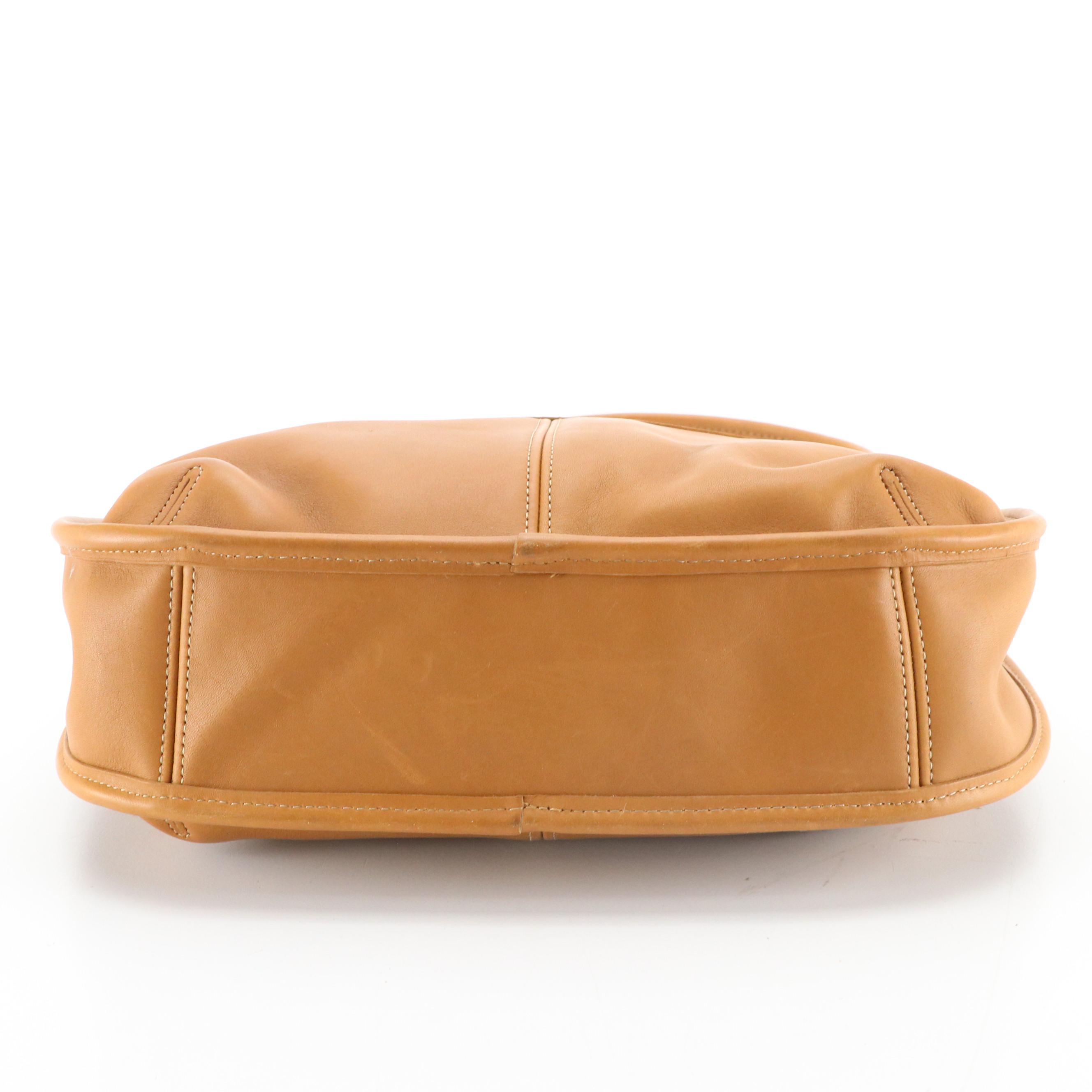 Coach Ergo Shoulder Bag in Caramel Brown Leather