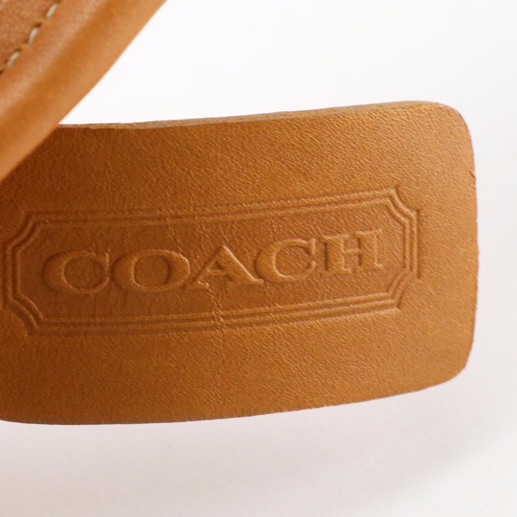 Coach Ergo Shoulder Bag in Caramel Brown Leather