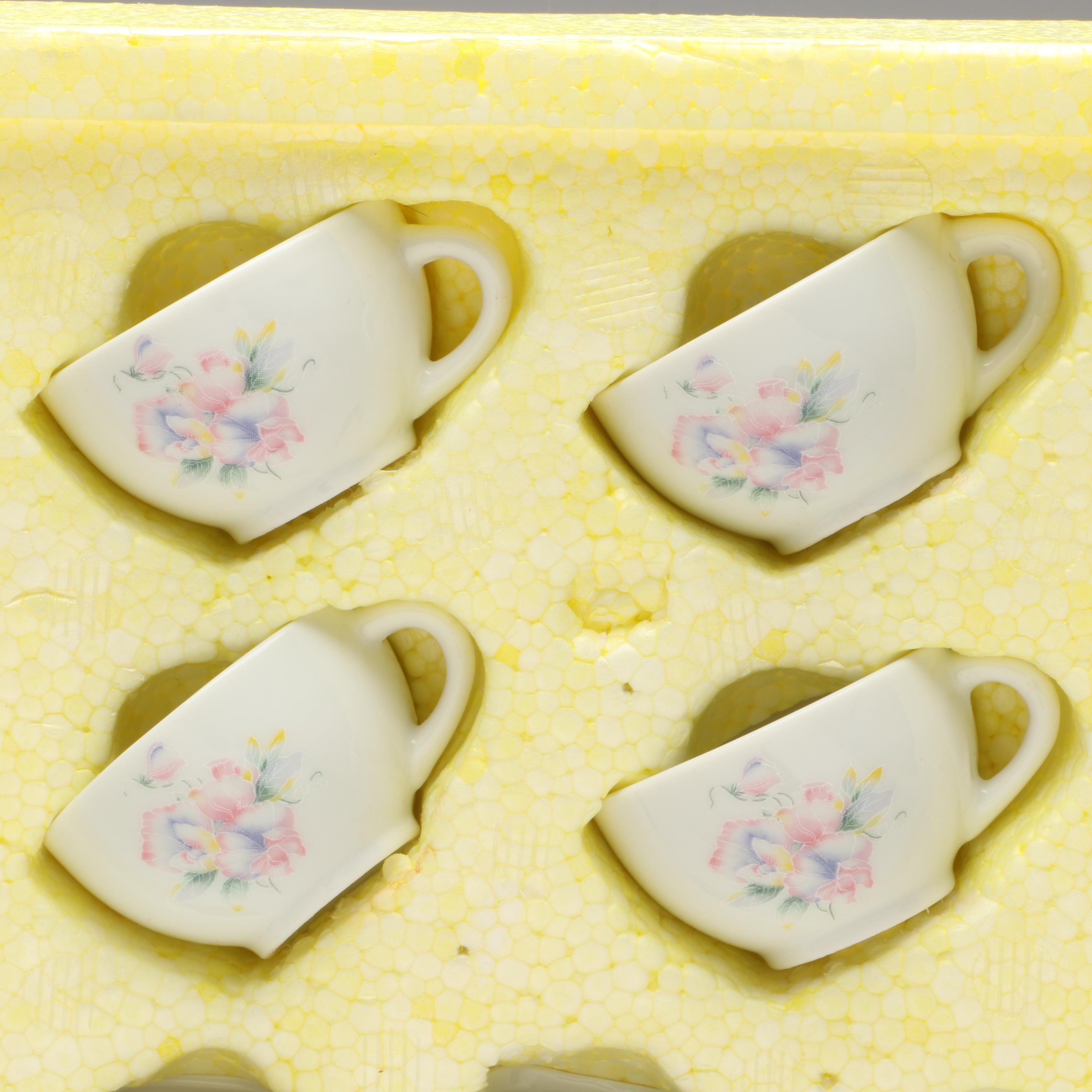 Summco Floral Toy China Tea Set