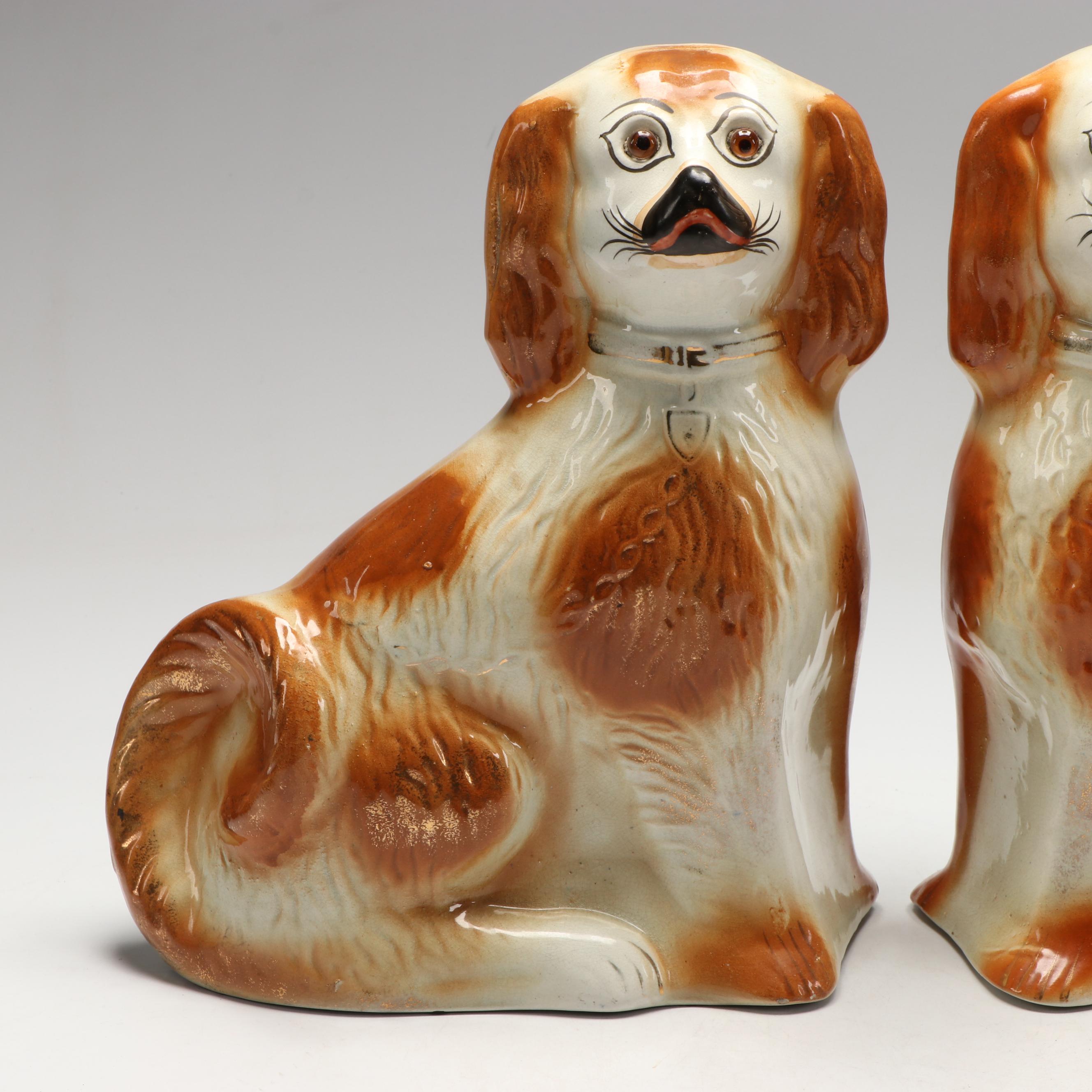 Staffordshire Style Ceramic Dogs