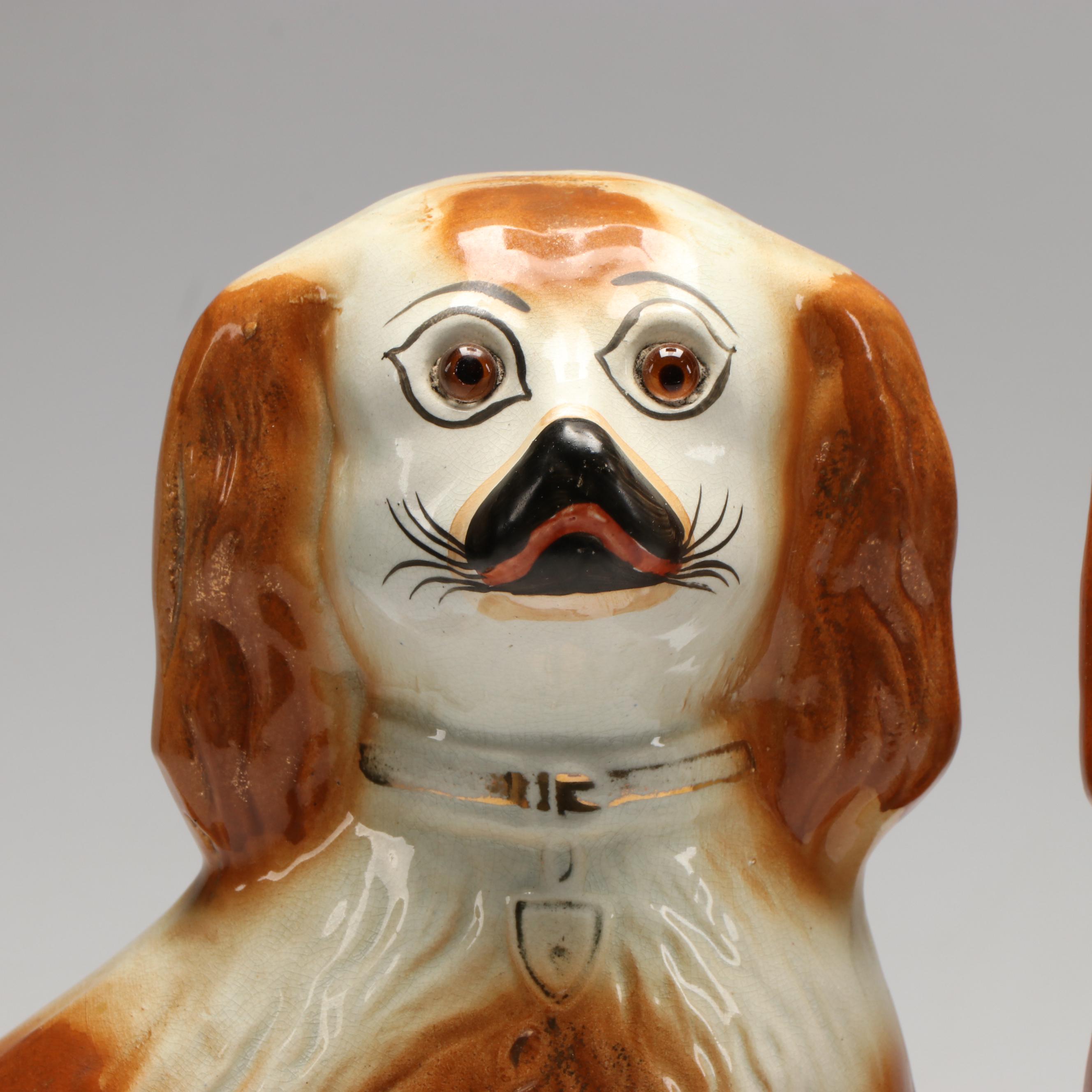 Staffordshire Style Ceramic Dogs