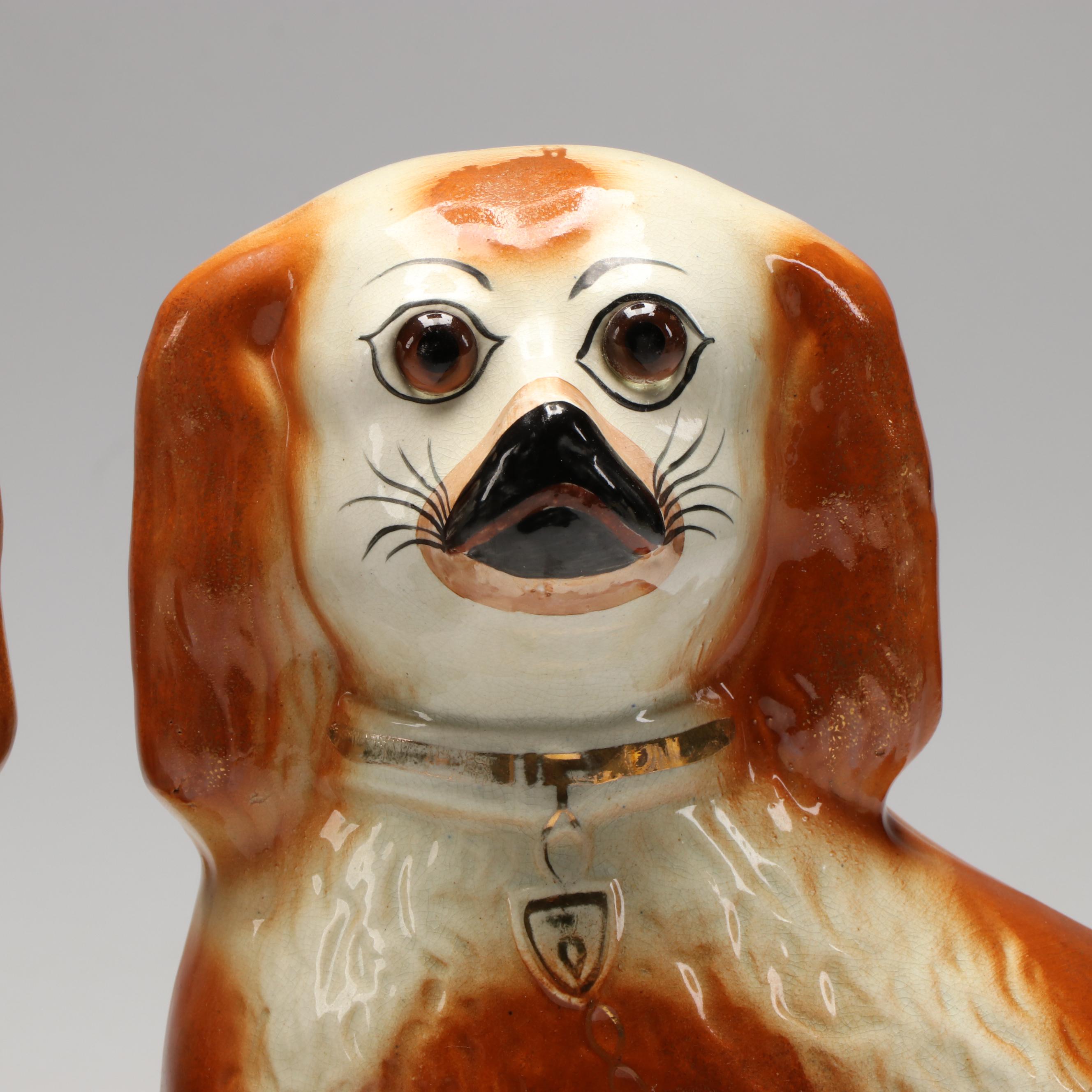 Staffordshire Style Ceramic Dogs