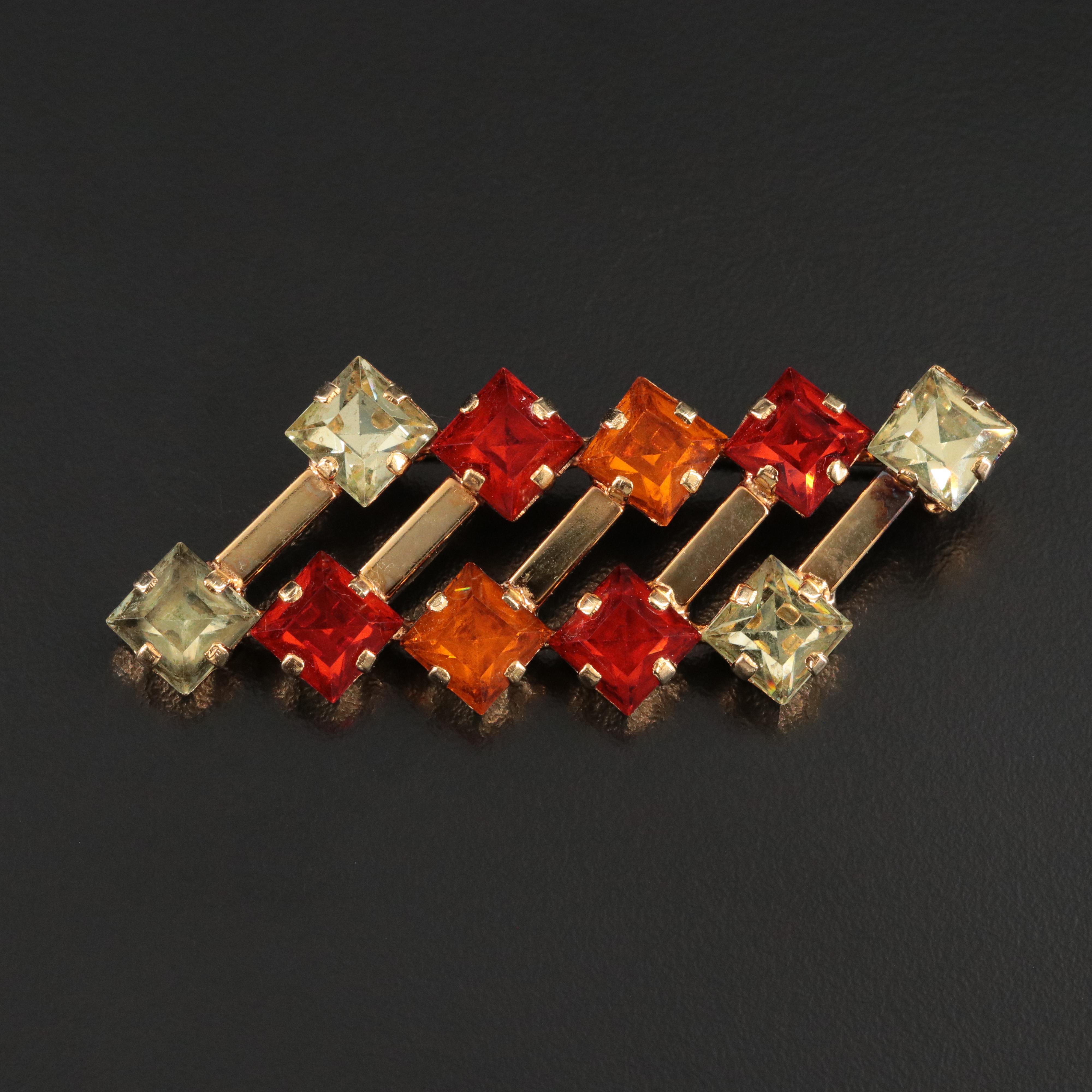 Austrian Crystal Brooch