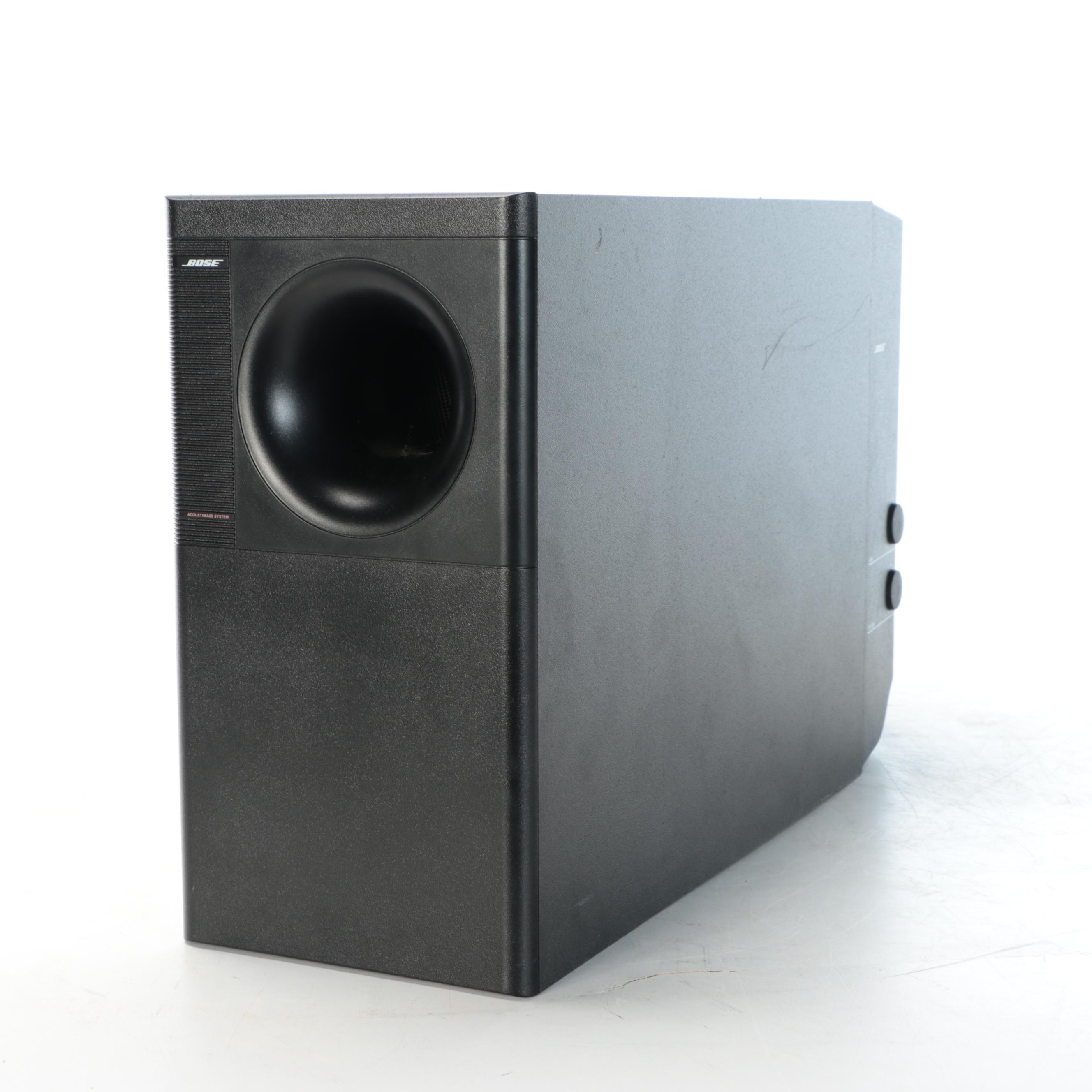 Yamaha Stereo Receiver with Bose Acoustimass 15 Home Theater System and Speakers