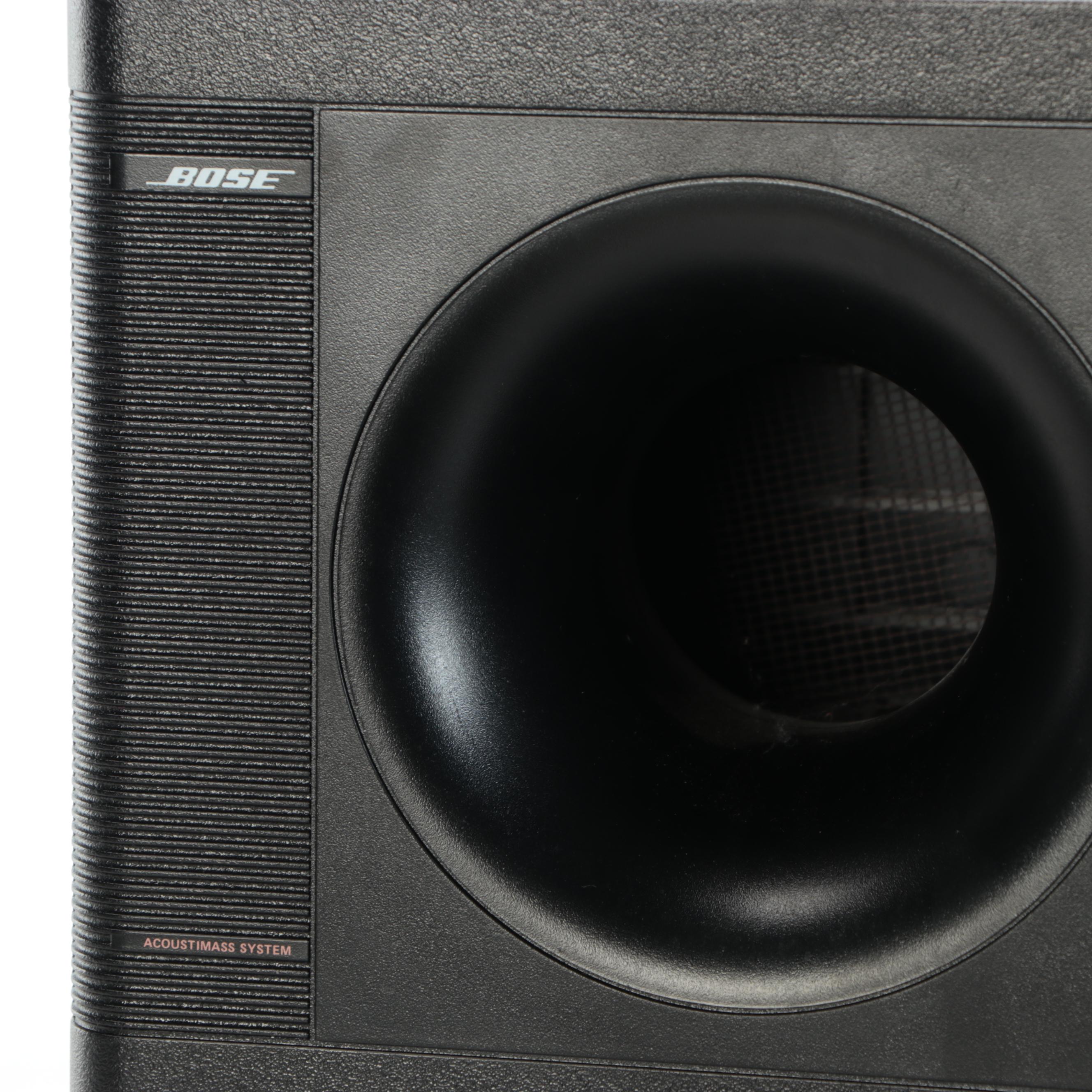 Yamaha Stereo Receiver with Bose Acoustimass 15 Home Theater System and Speakers