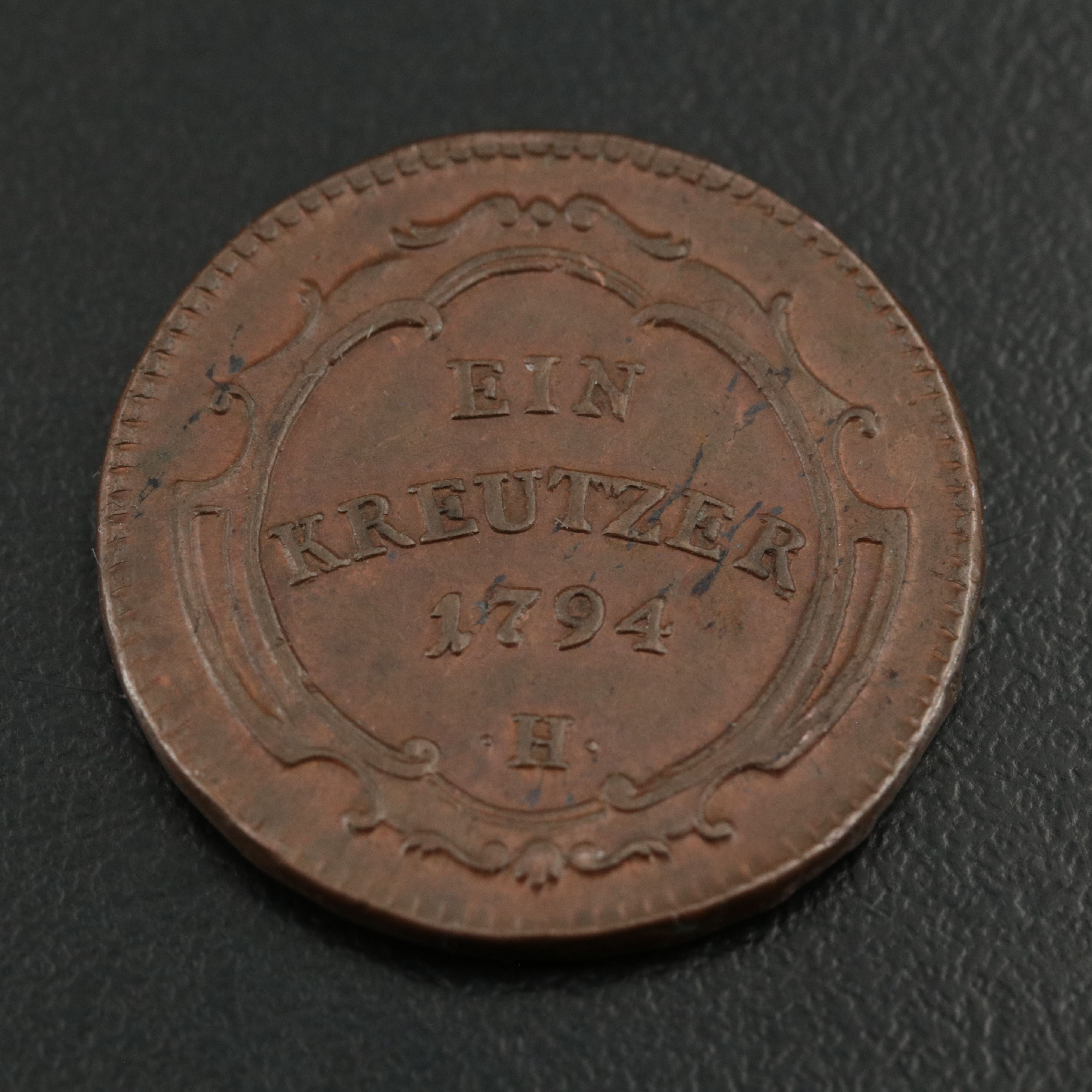 Two Copper Kreutzer Coins From Further Austria
