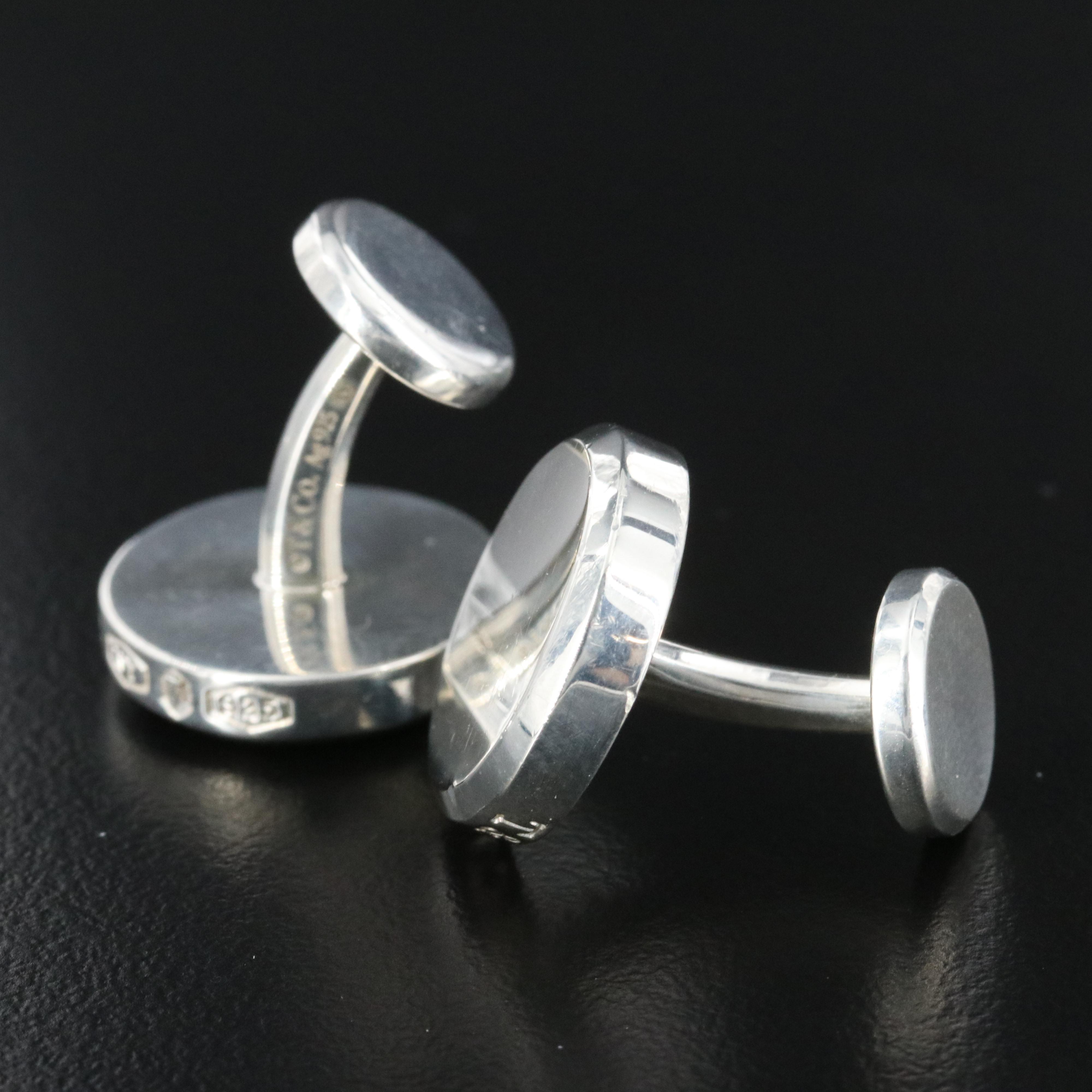 Tiffany & Co. 1837 Makers Sterling Silver Cufflinks
