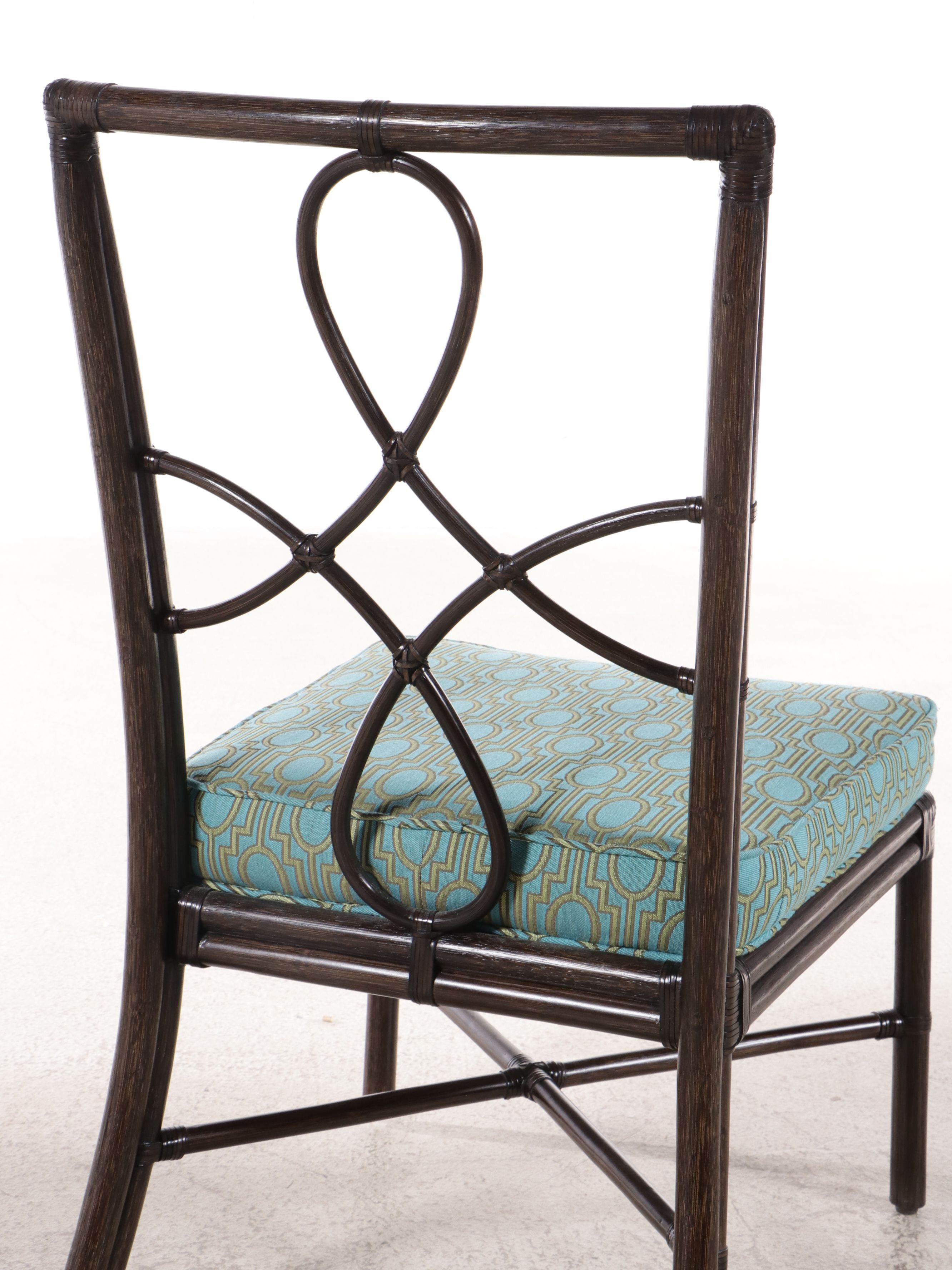 Selamat Design "Elise" Clove-Back Rattan Side Chair