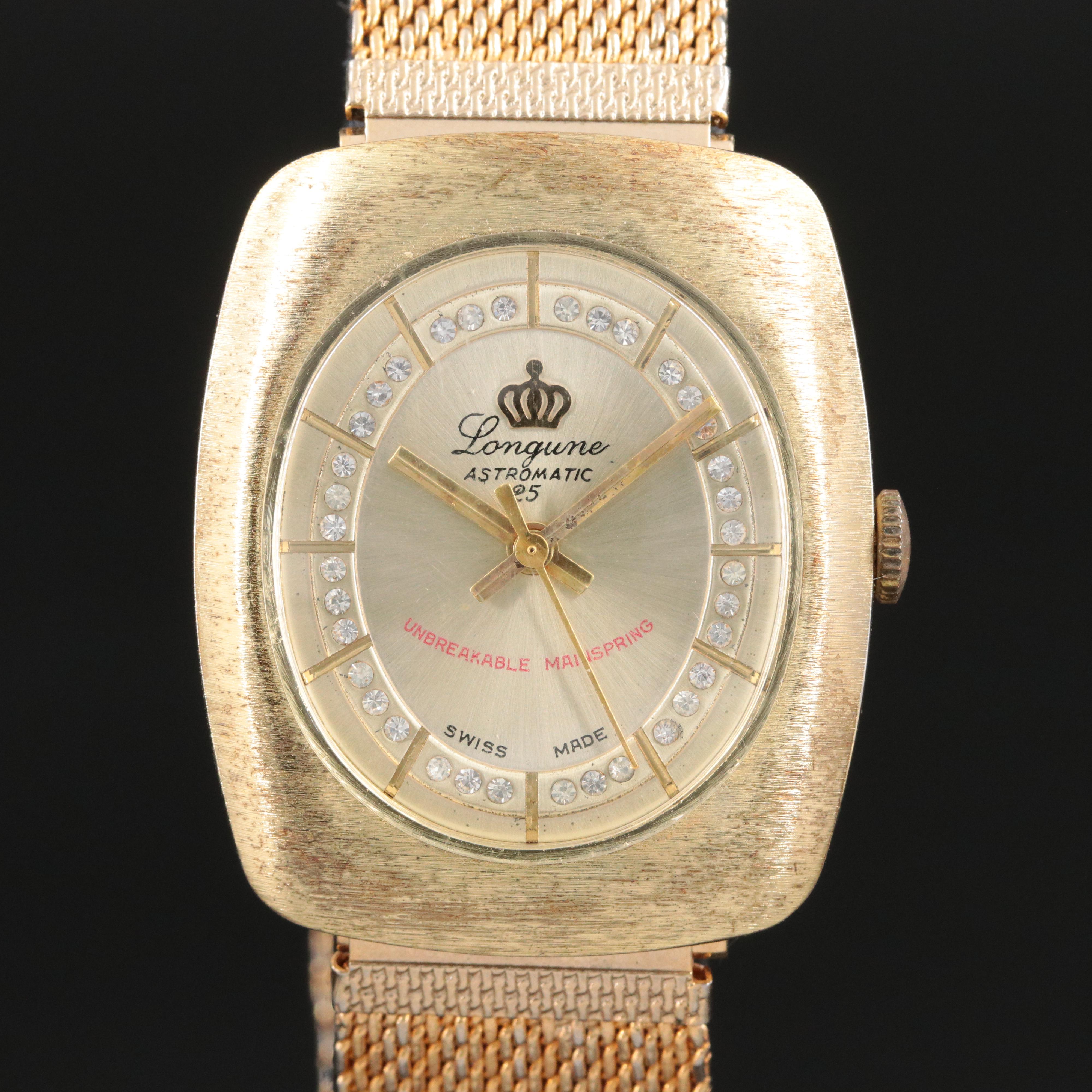Longunes Astromatic 25 Crystal Accented Automatic Watch