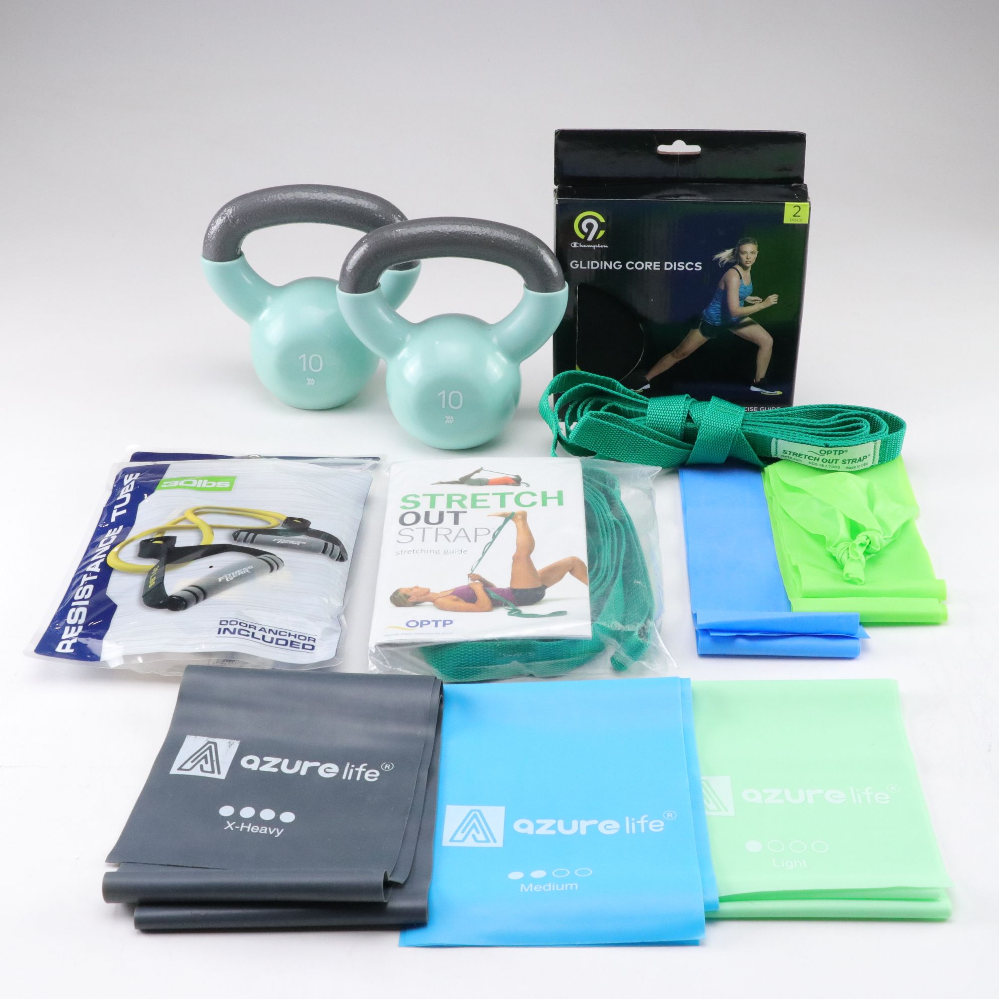 Resistance Bands, 10lb Kettlebells & Other Workout Equipment