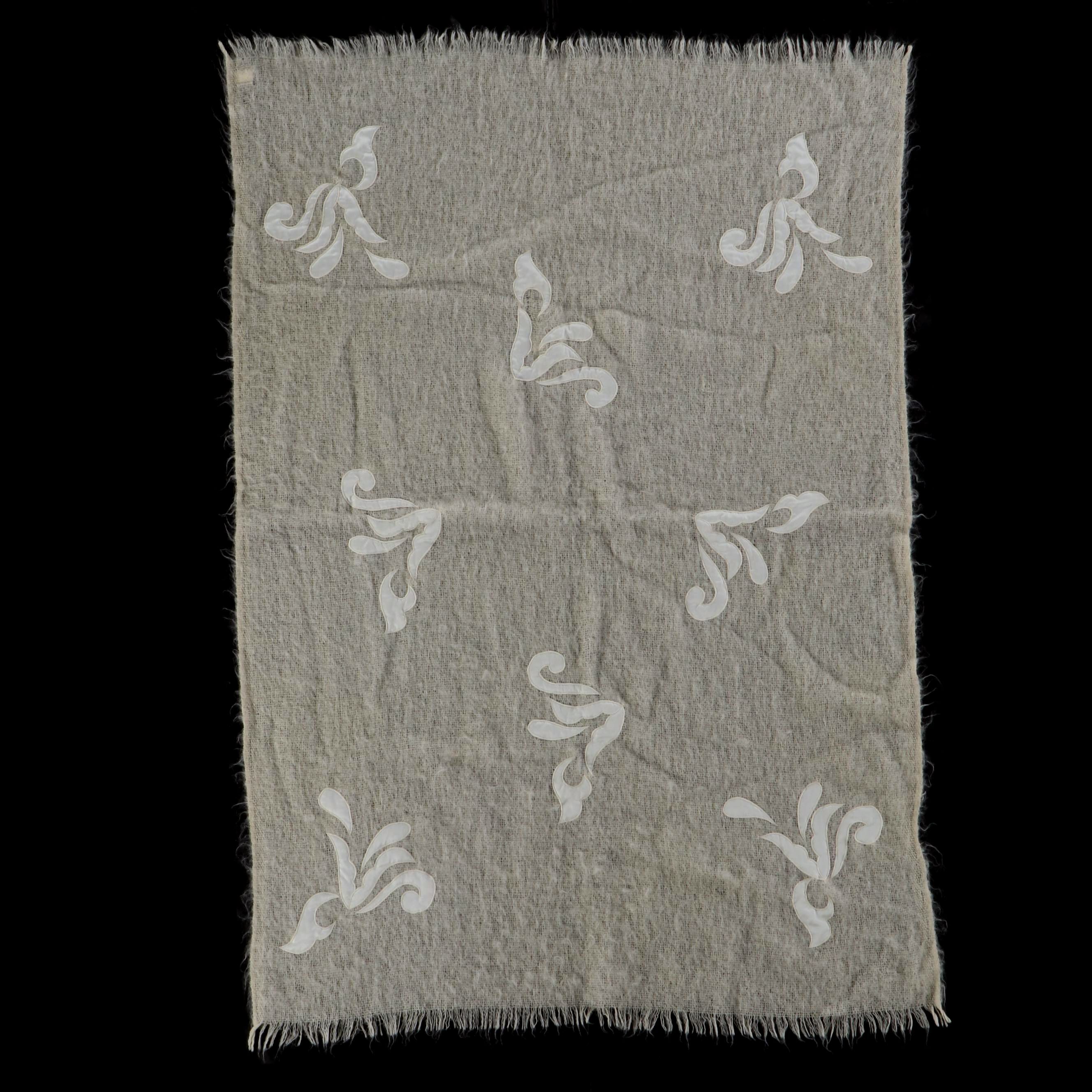 Natori Mohair and Wool Throw Blanket