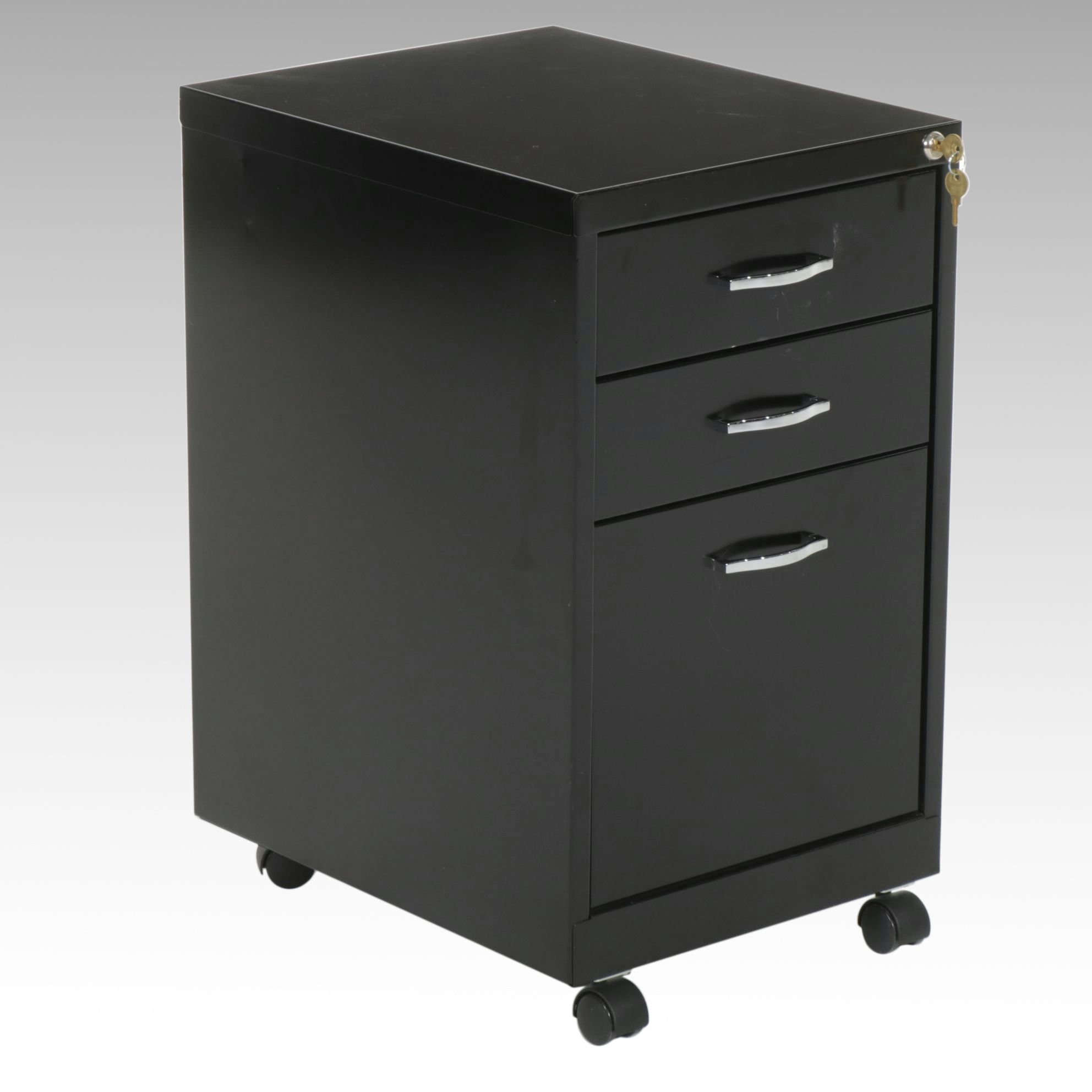 Three Drawer Rolling Filling Cabinet