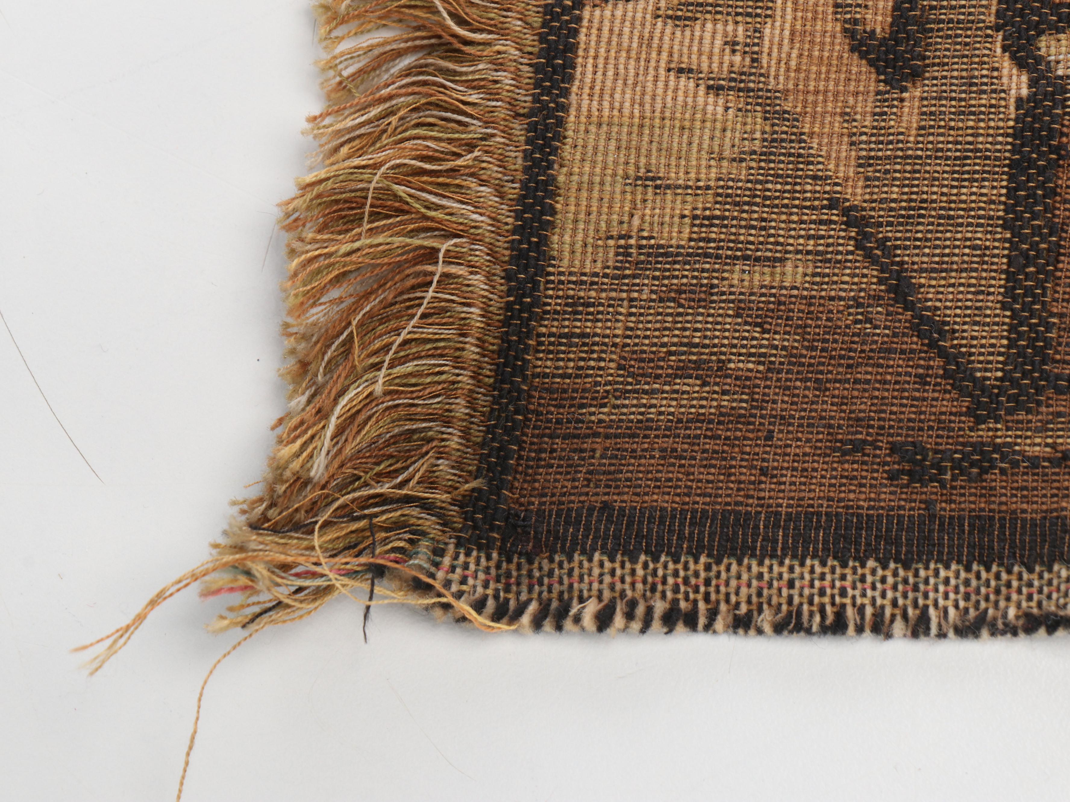 French Aubusson Style Tavern Scene Woven Tapestry