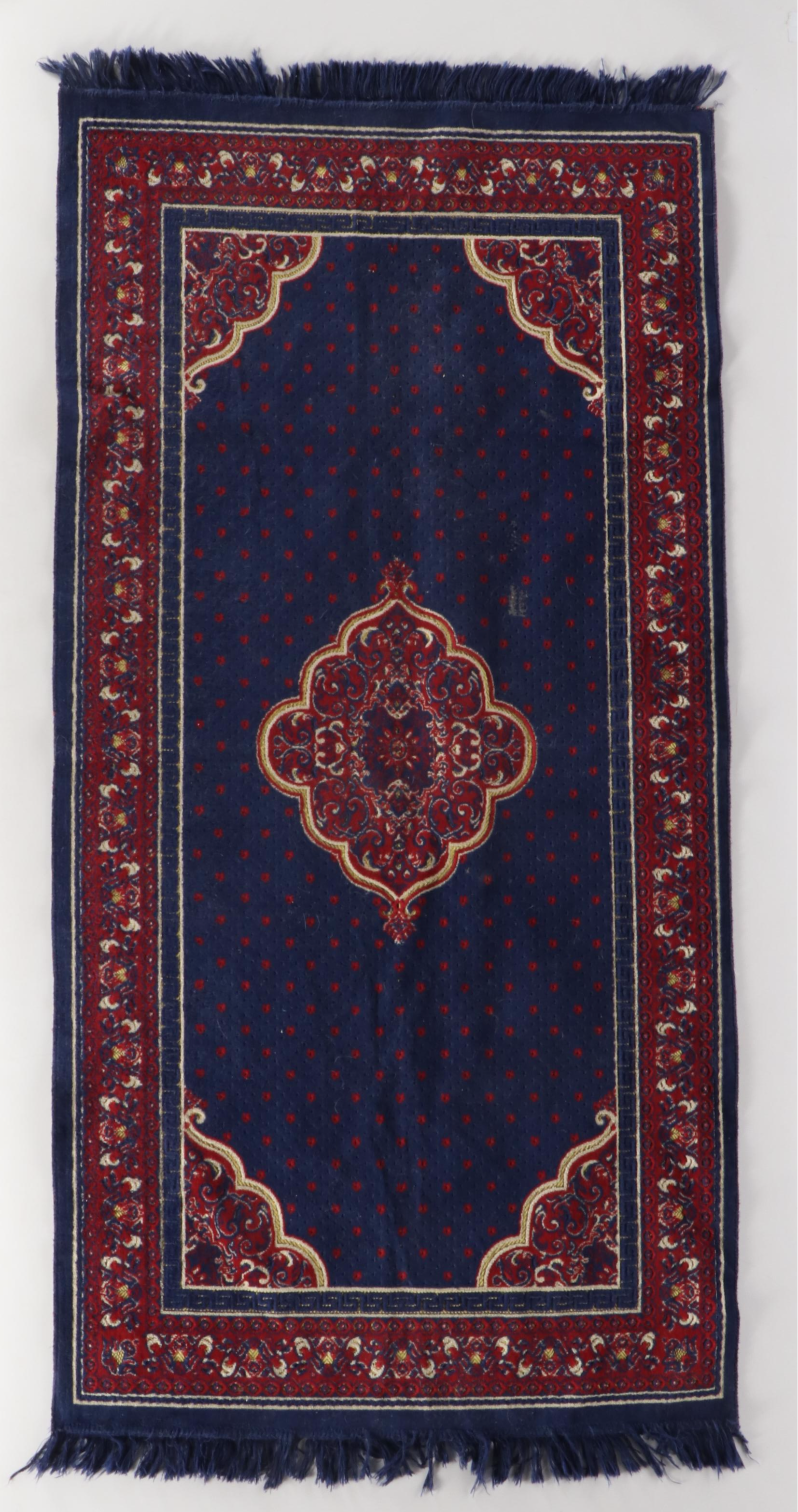 6'8 x 3'2 Bukhara Textile Turkish Rug with Peacock Wall Rug
