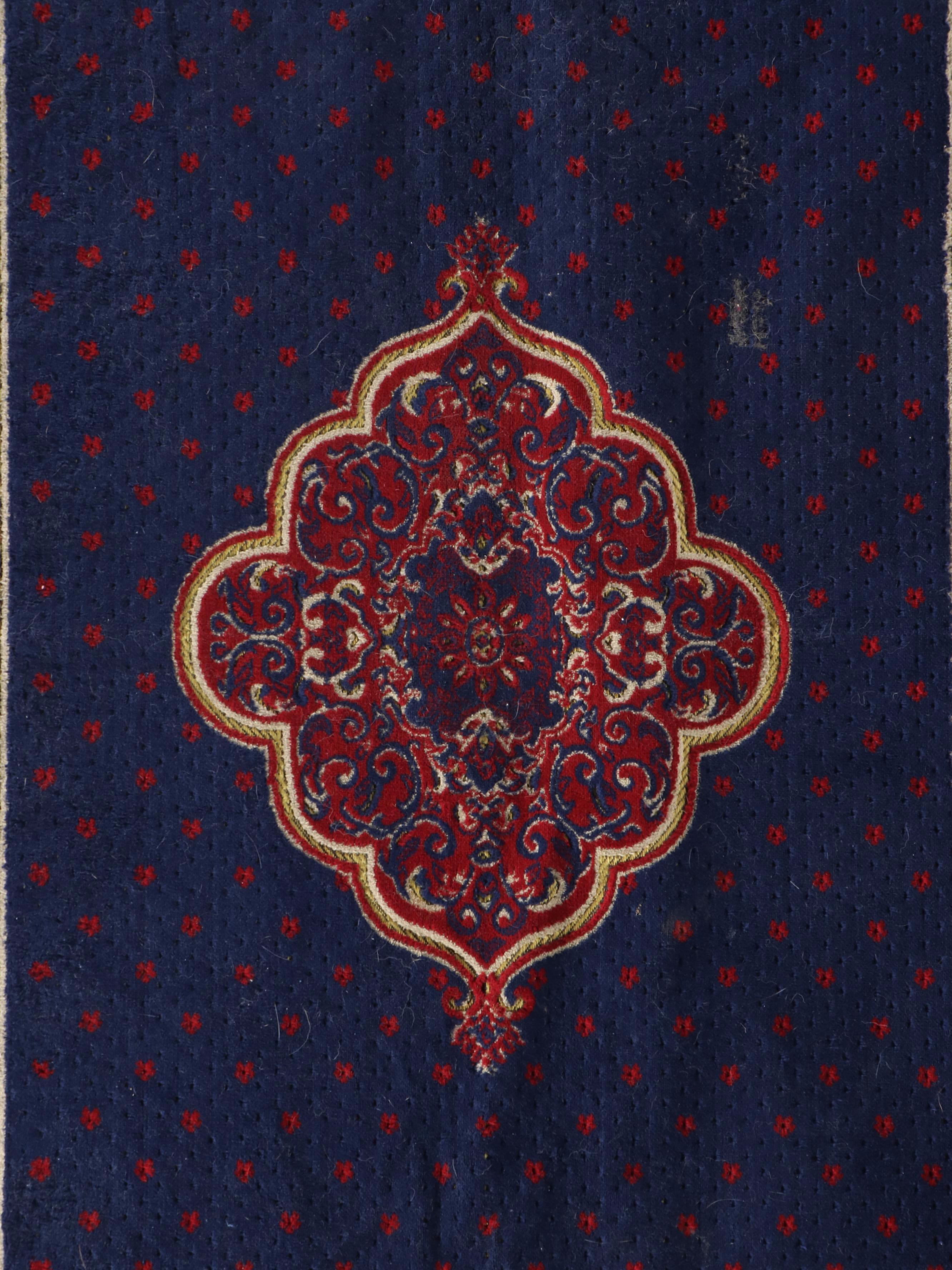 6'8 x 3'2 Bukhara Textile Turkish Rug with Peacock Wall Rug