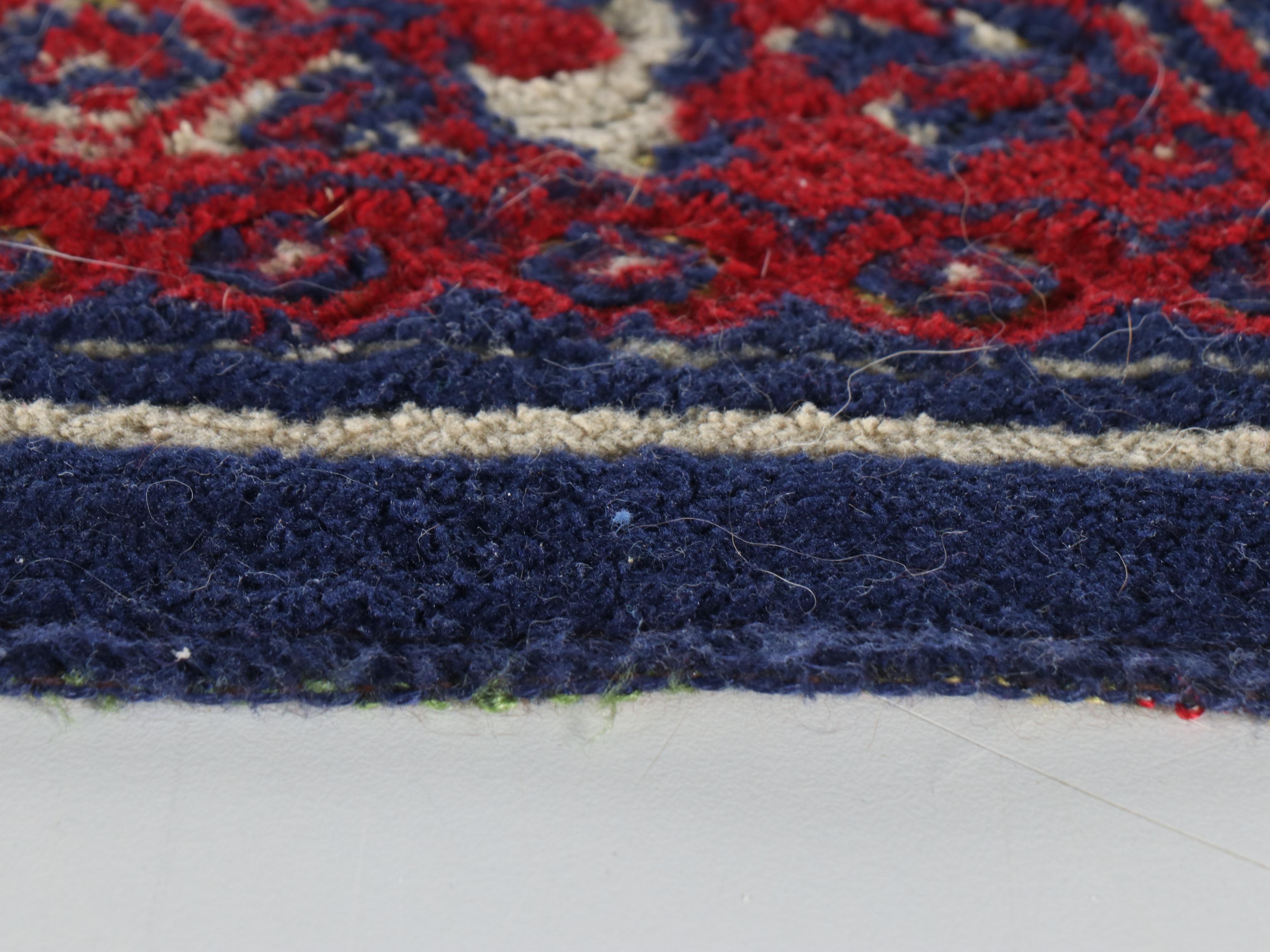 6'8 x 3'2 Bukhara Textile Turkish Rug with Peacock Wall Rug