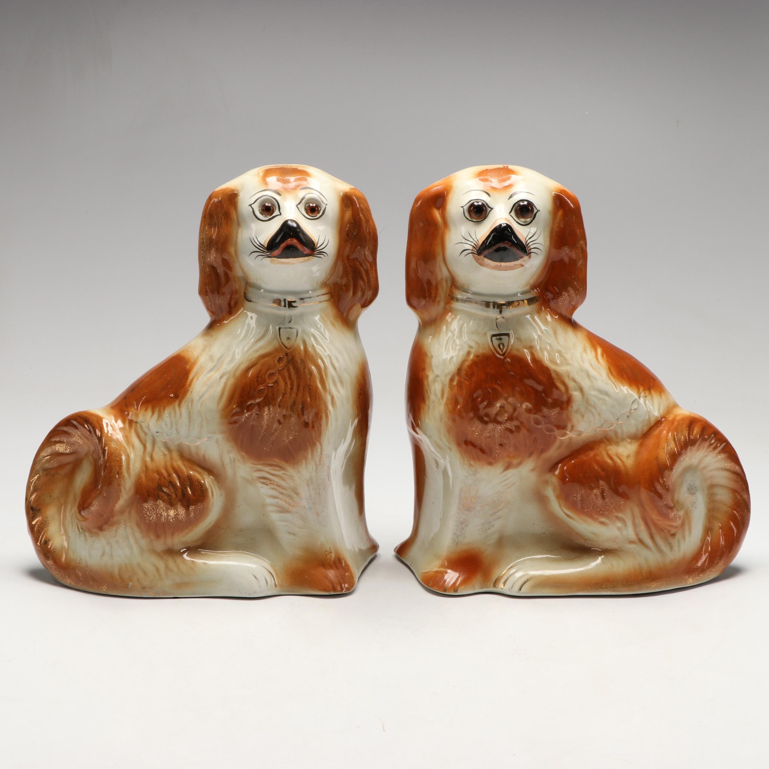 Staffordshire Style Ceramic Dogs