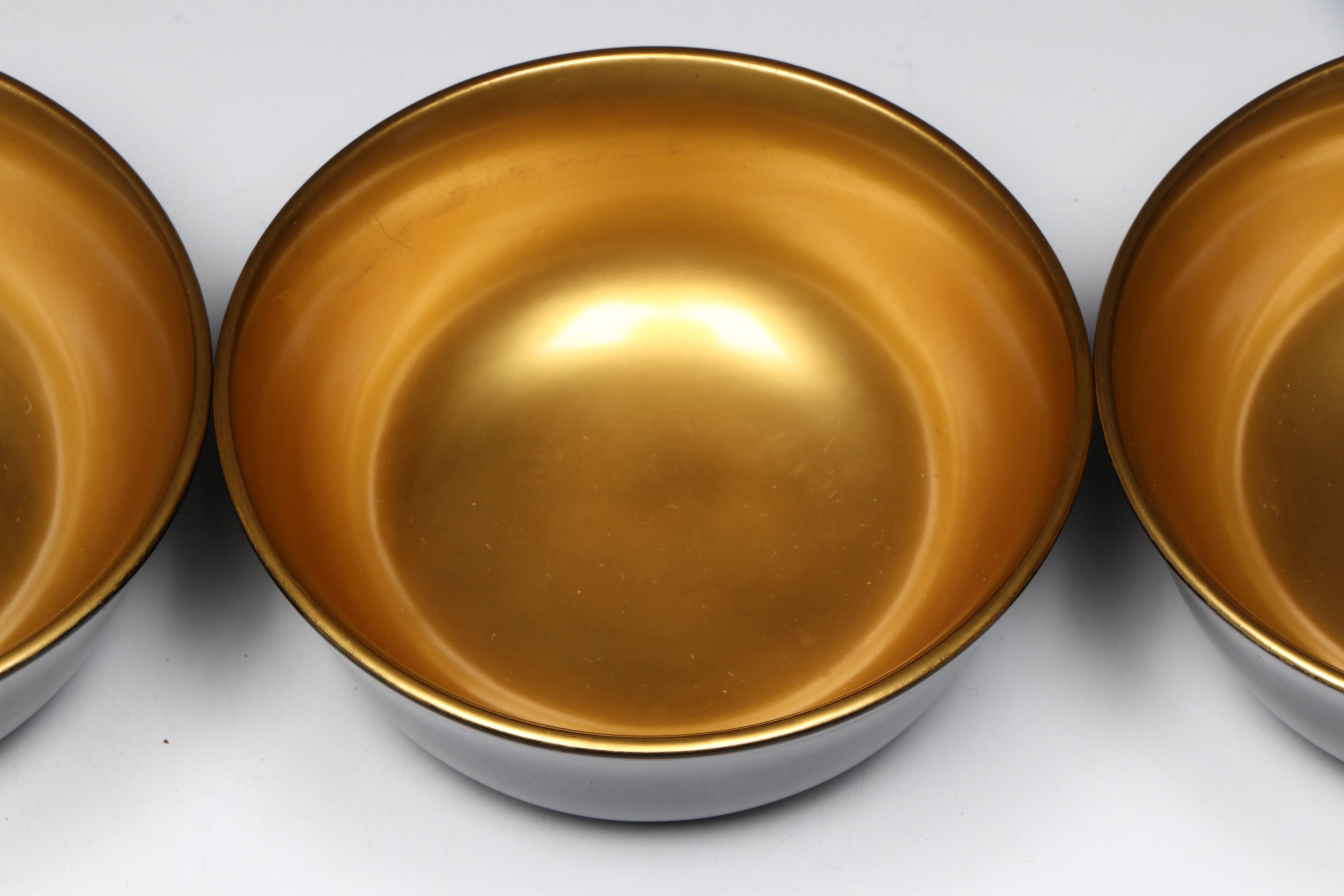 Vintage Japanese Yamanaka Shikki Lacquer Bowls, Mid-20th Century