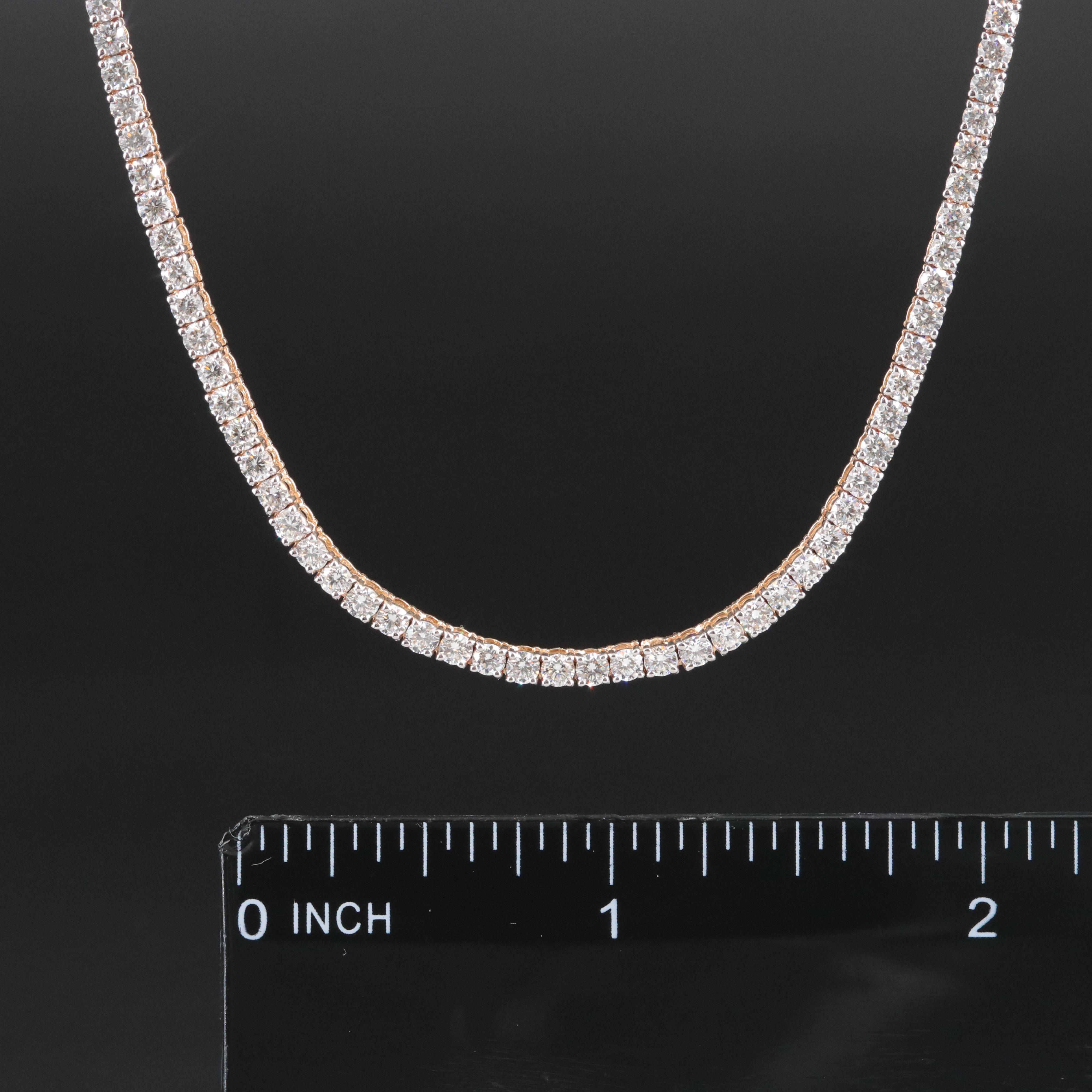 14K 7.55 CTW Diamond Necklace