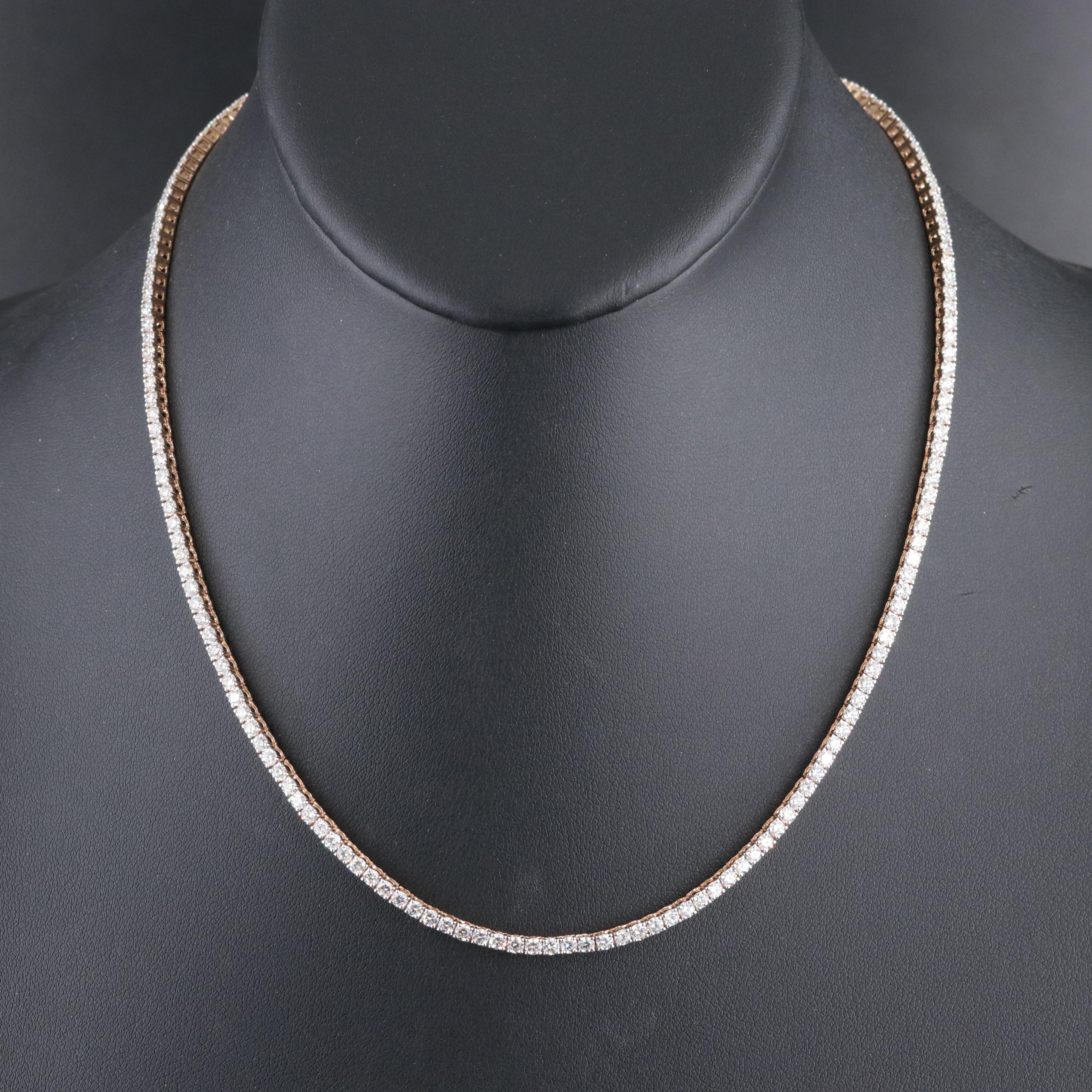 14K 7.55 CTW Diamond Necklace