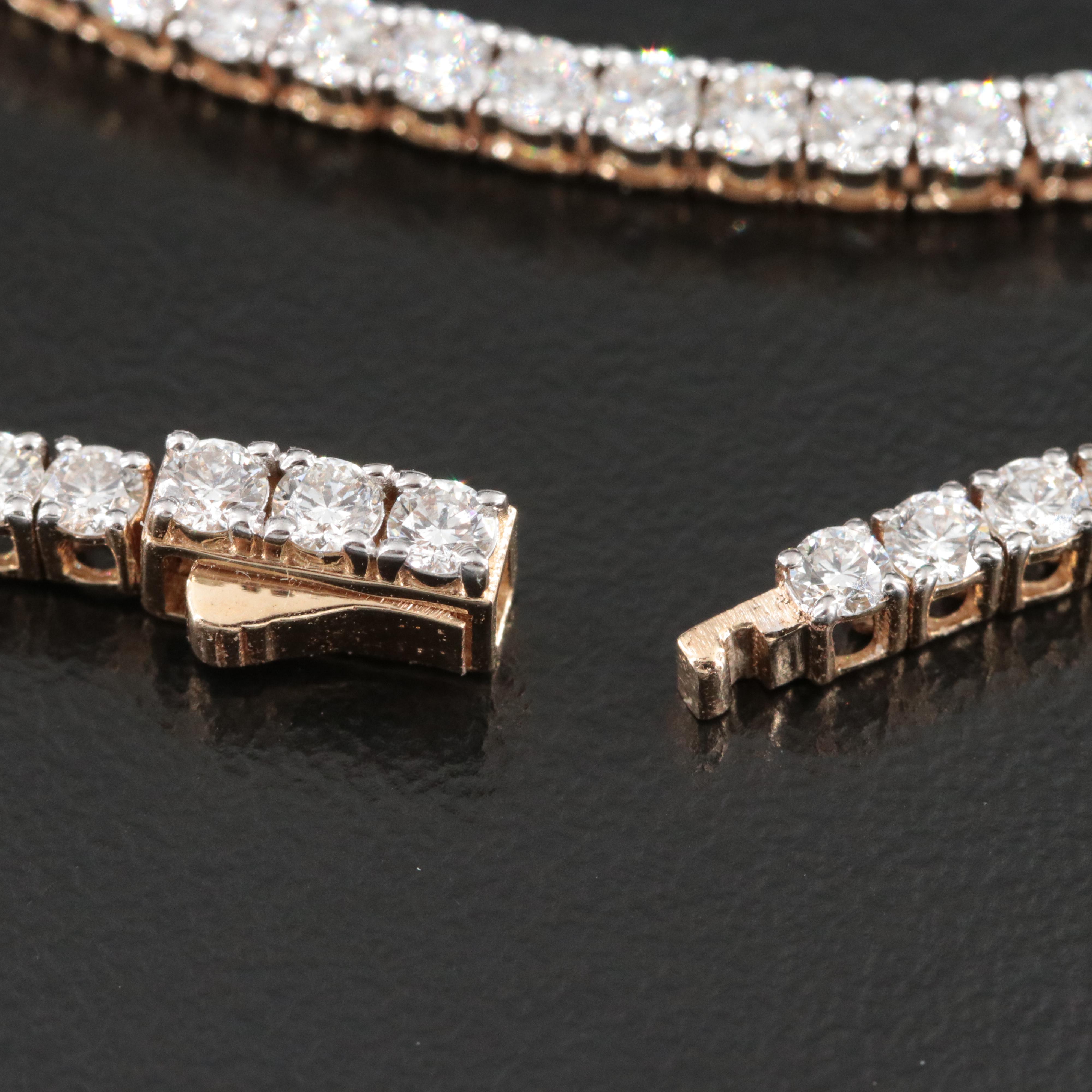 14K 7.55 CTW Diamond Necklace