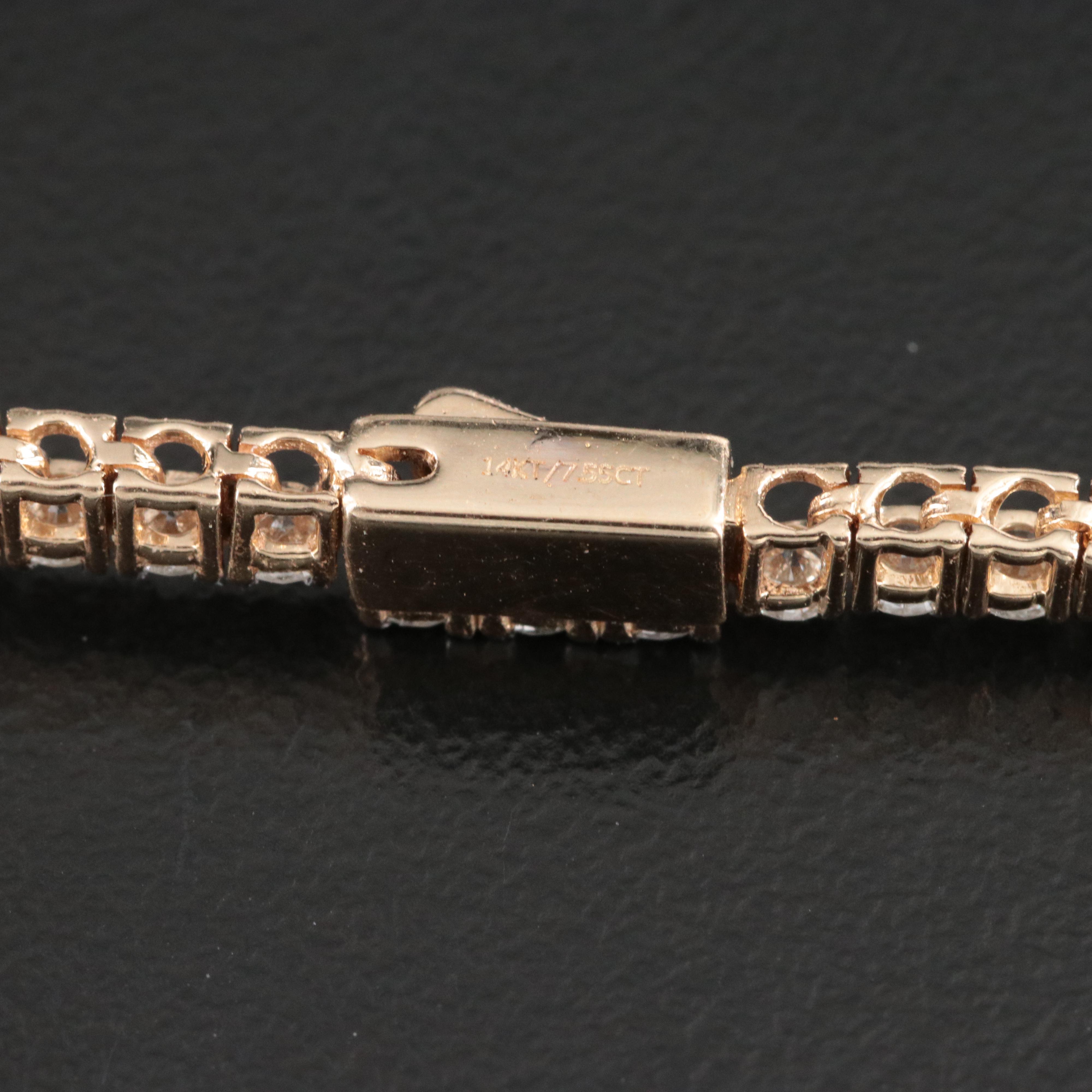 14K 7.55 CTW Diamond Necklace