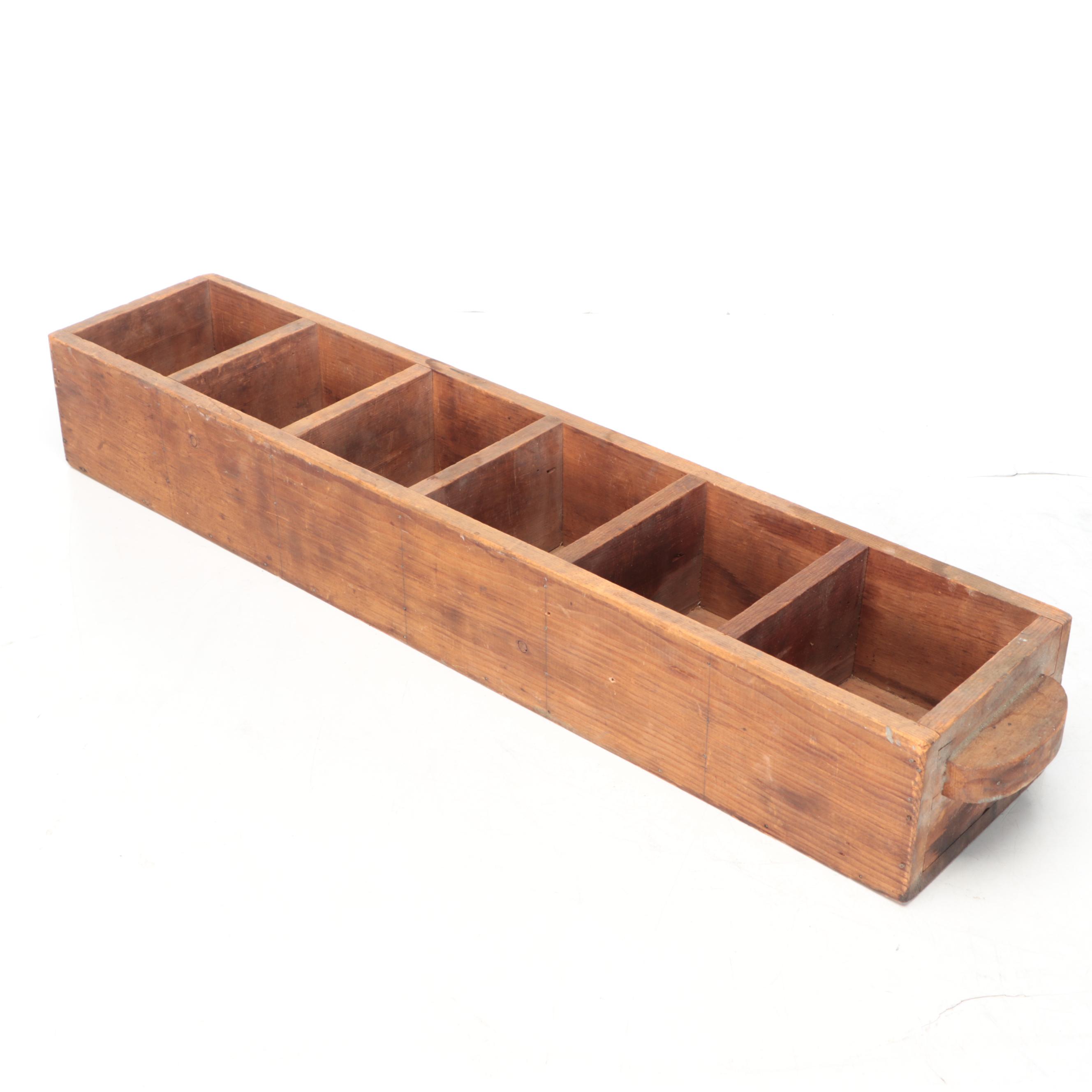 Wooden Wall Cabinet with Wooden Chest