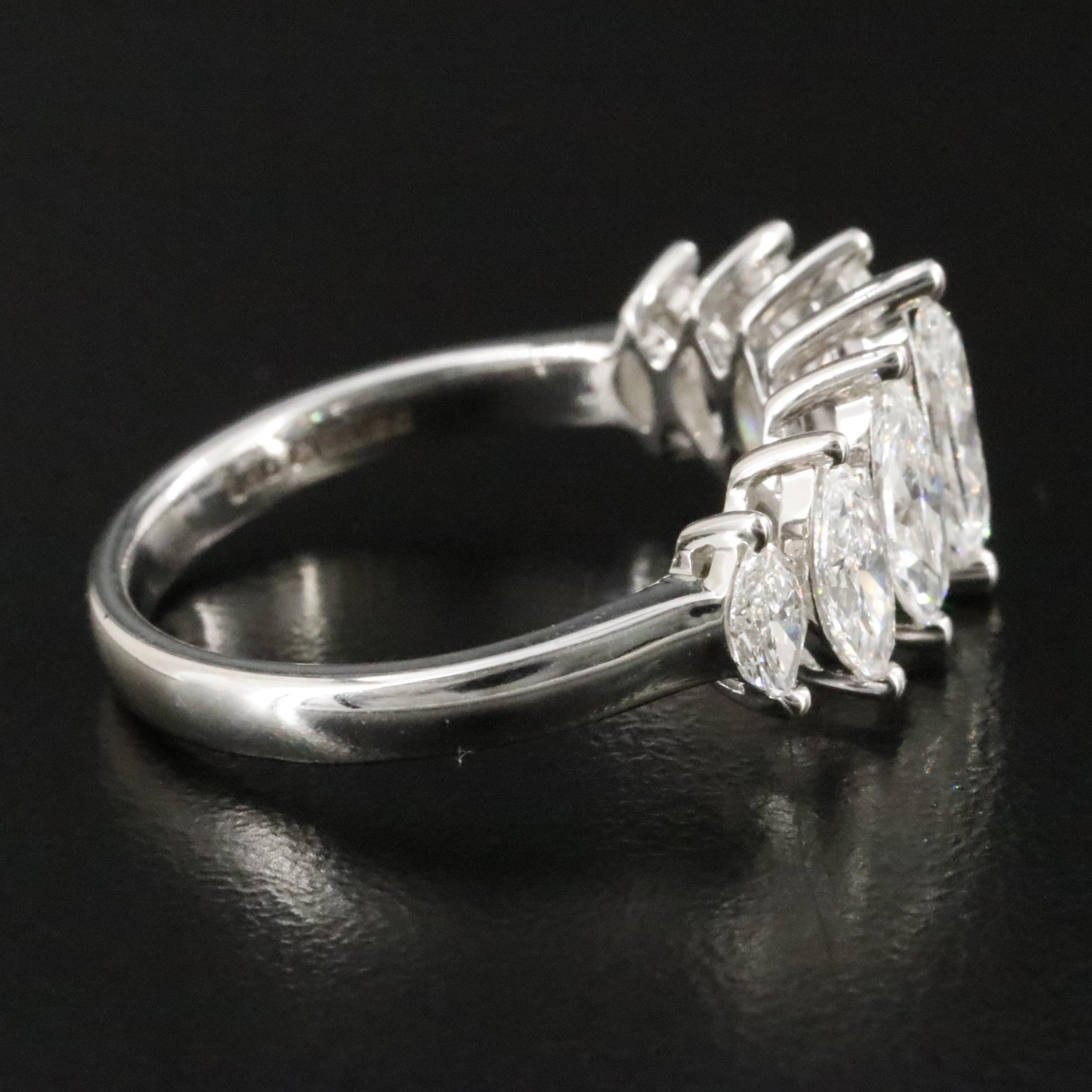 14K 2.20 CTW Lab Grown Diamond Pyramid Ring