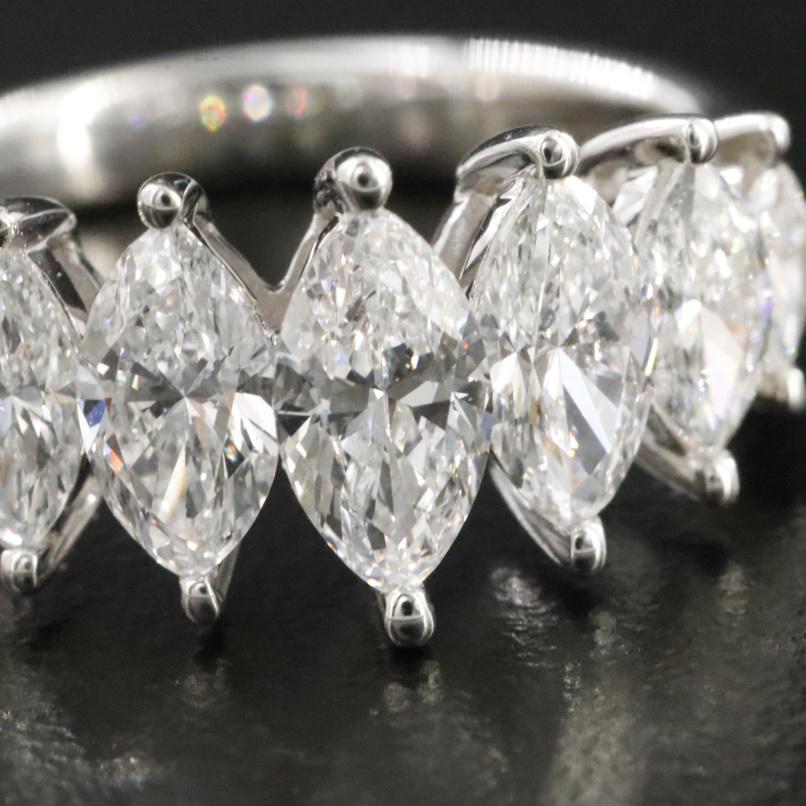 14K 2.20 CTW Lab Grown Diamond Pyramid Ring