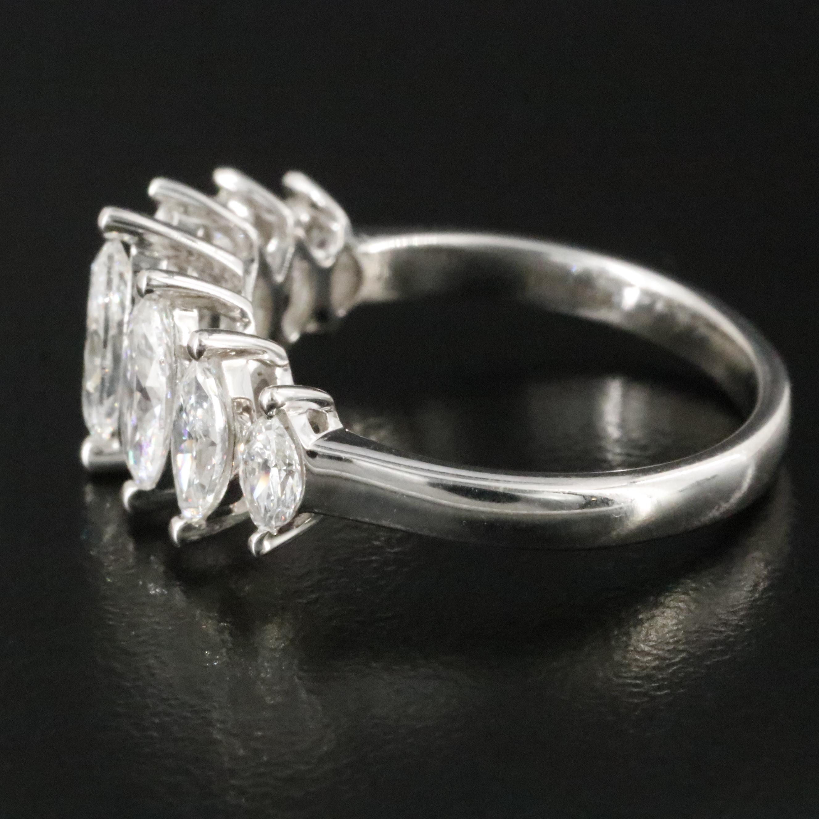 14K 2.20 CTW Lab Grown Diamond Pyramid Ring