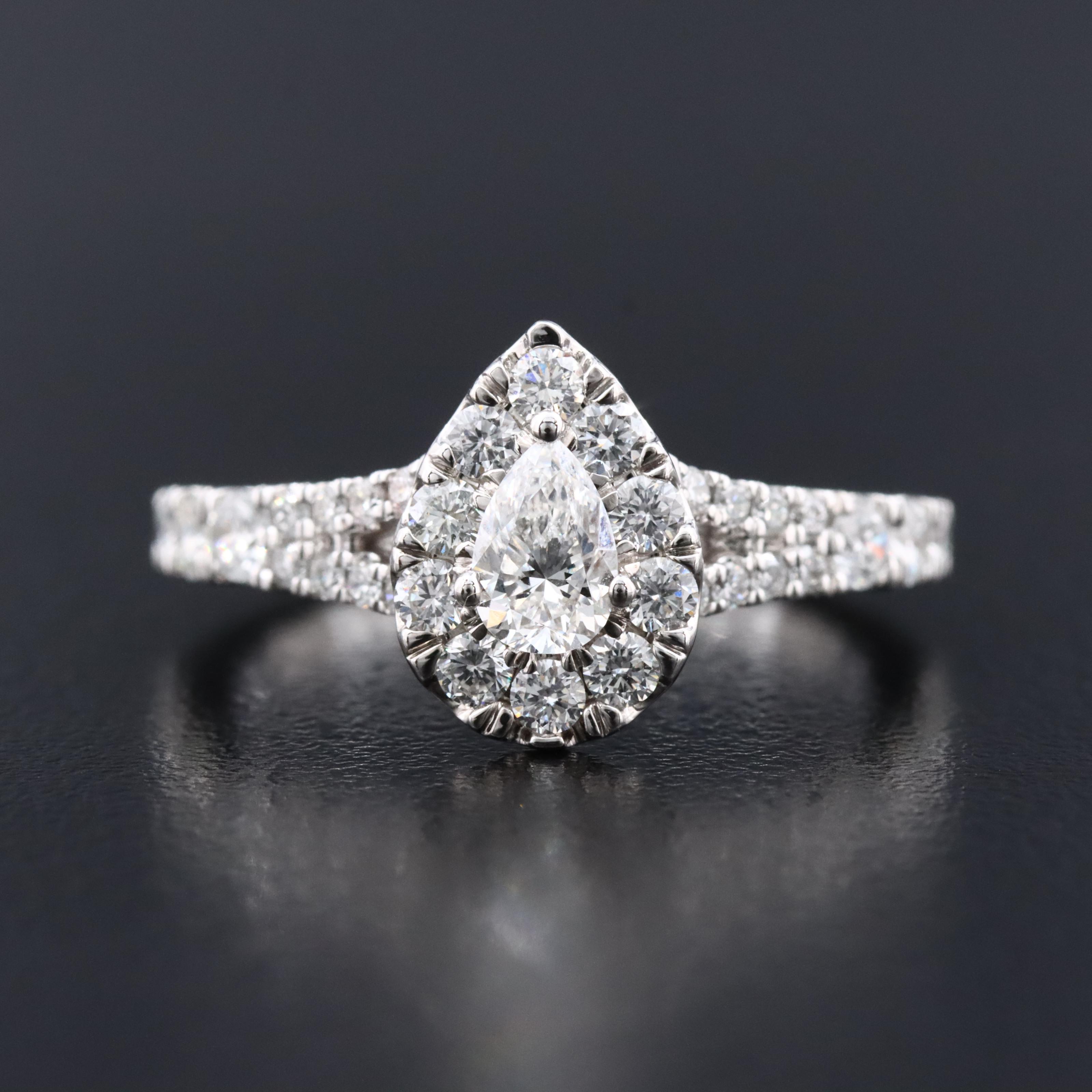 14K 1.09 CTW Lab Grown Diamond Ring