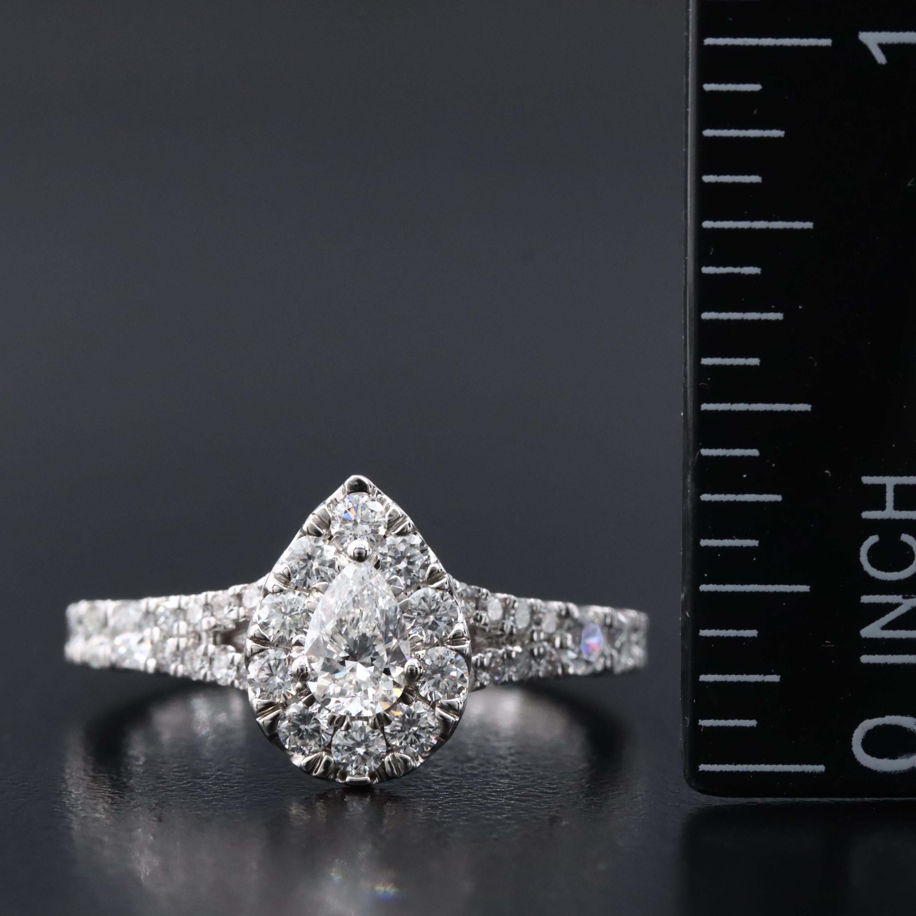 14K 1.09 CTW Lab Grown Diamond Ring
