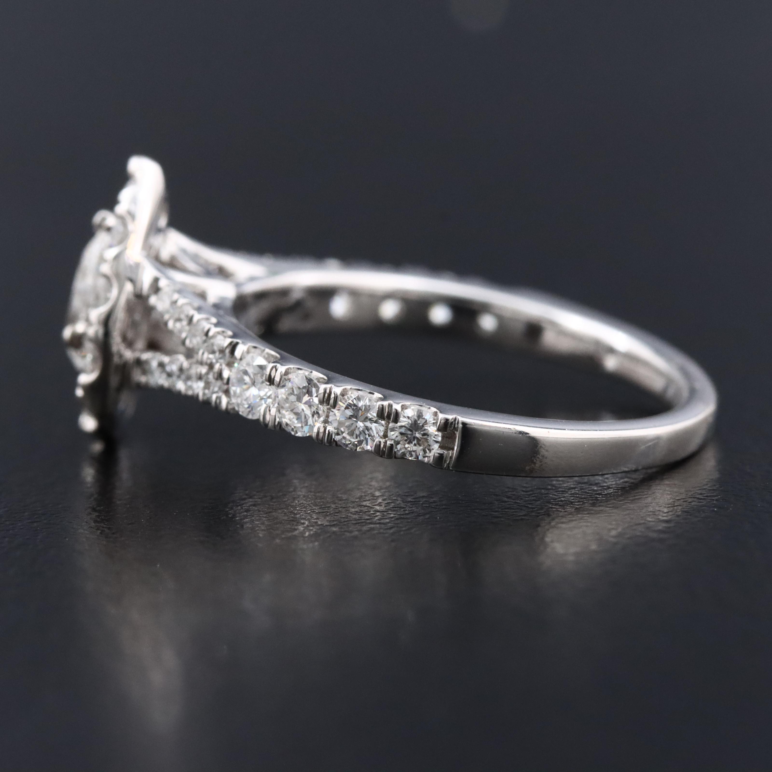 14K 1.09 CTW Lab Grown Diamond Ring