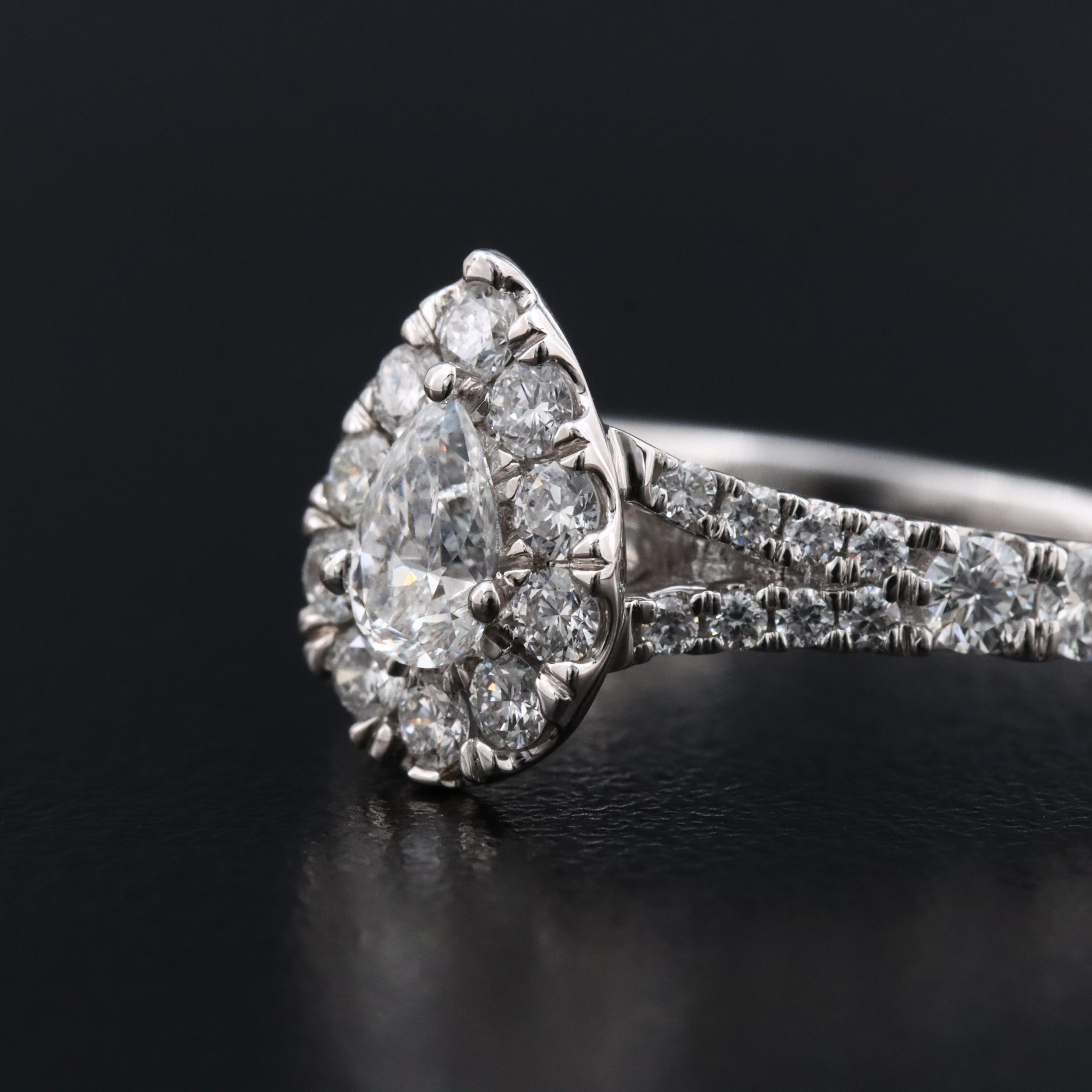 14K 1.09 CTW Lab Grown Diamond Ring